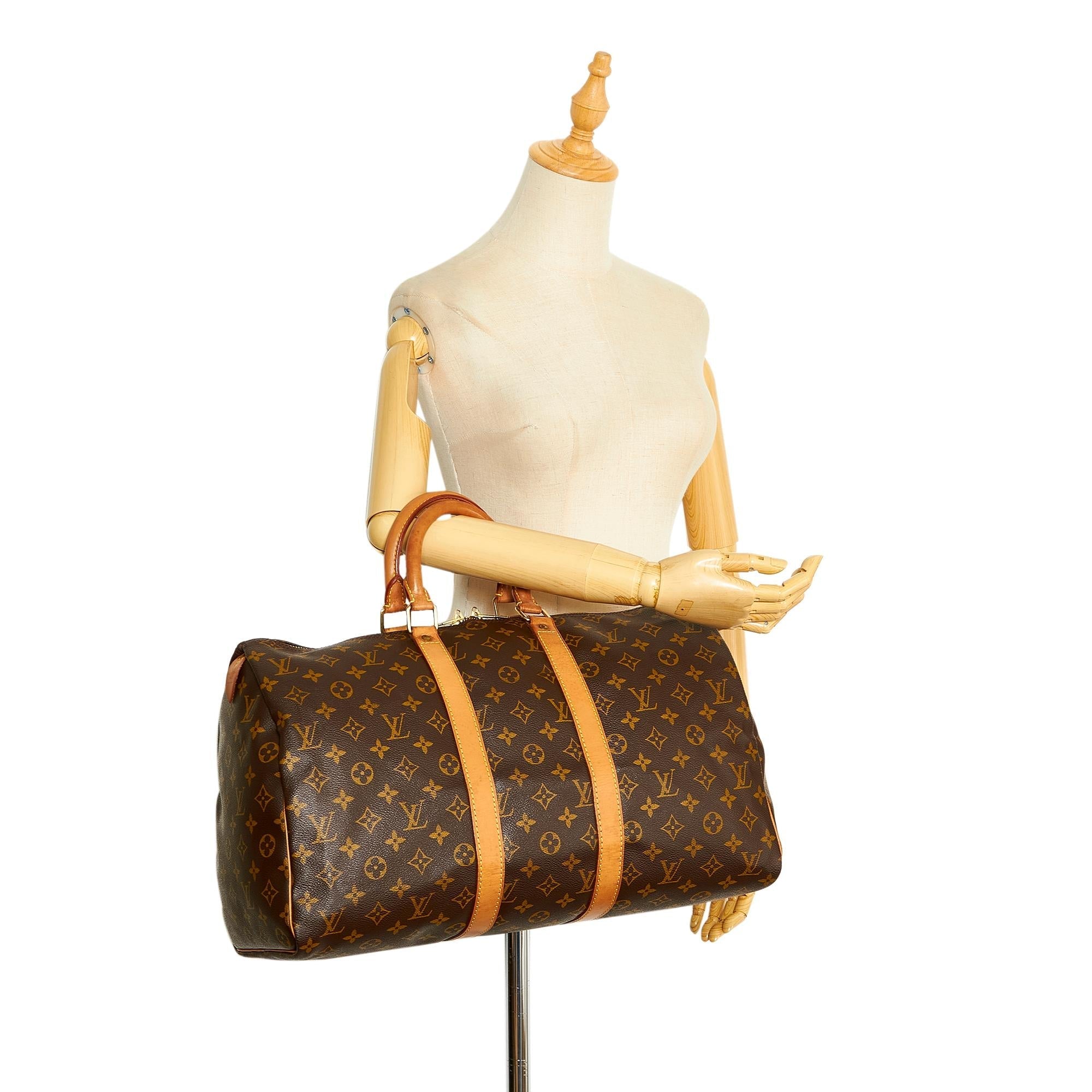 Louis Vuitton Monogram Keepall 45 (SHG-K0FVId)