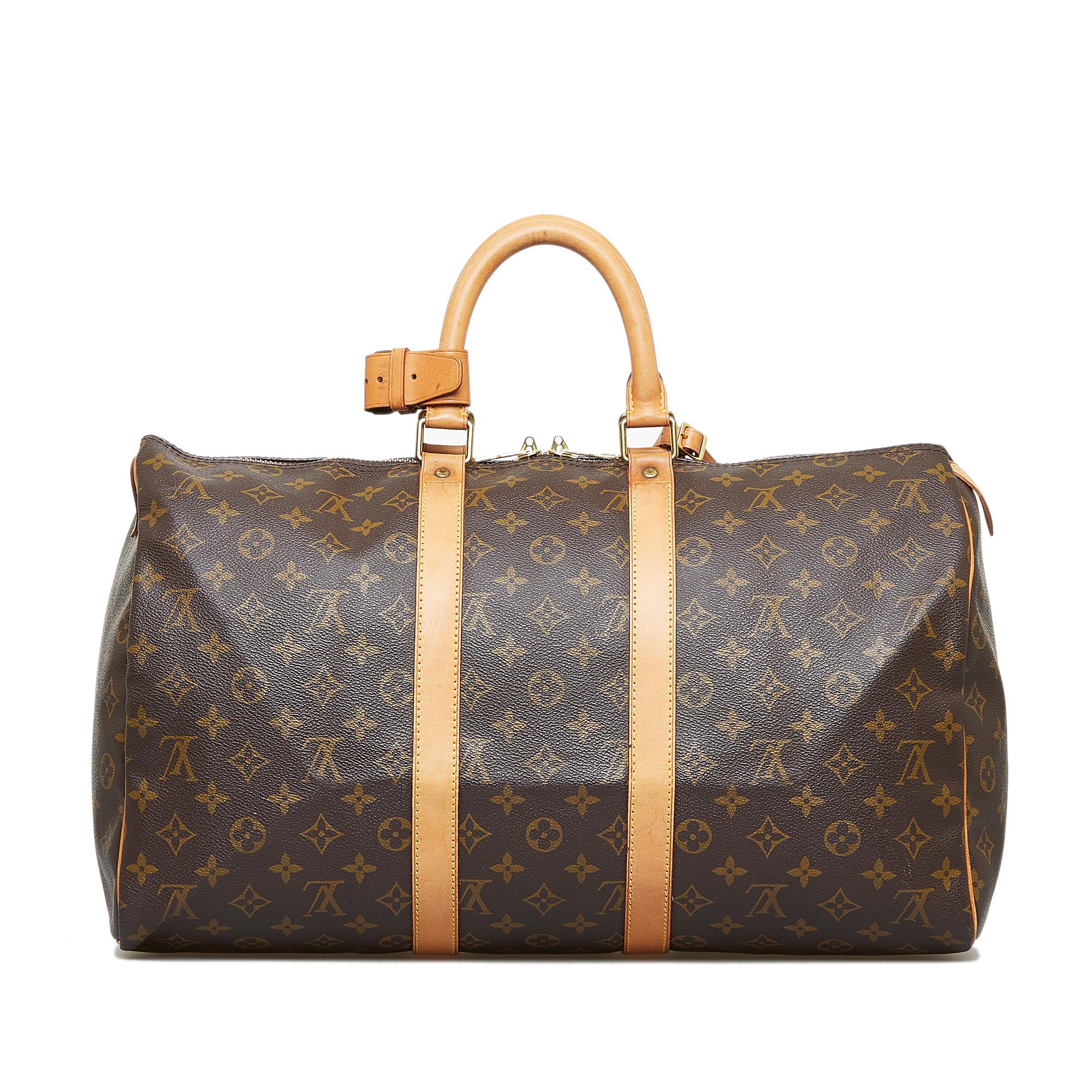 Louis Vuitton Monogram Keepall 45 (SHG-TbBeop)