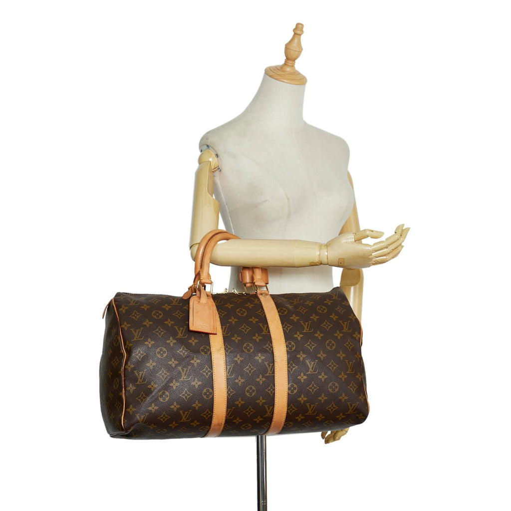 Louis Vuitton Monogram Keepall 45 (SHG-TbBeop)