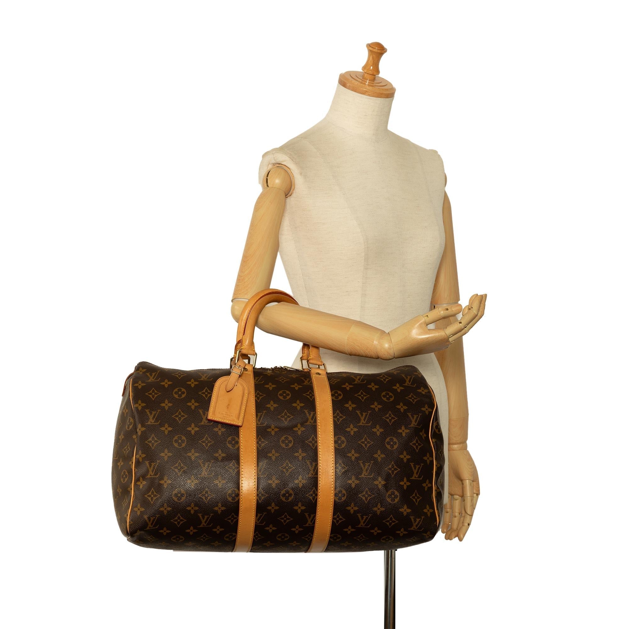 Louis Vuitton Monogram Keepall 45 (SHG-vBGhpw)