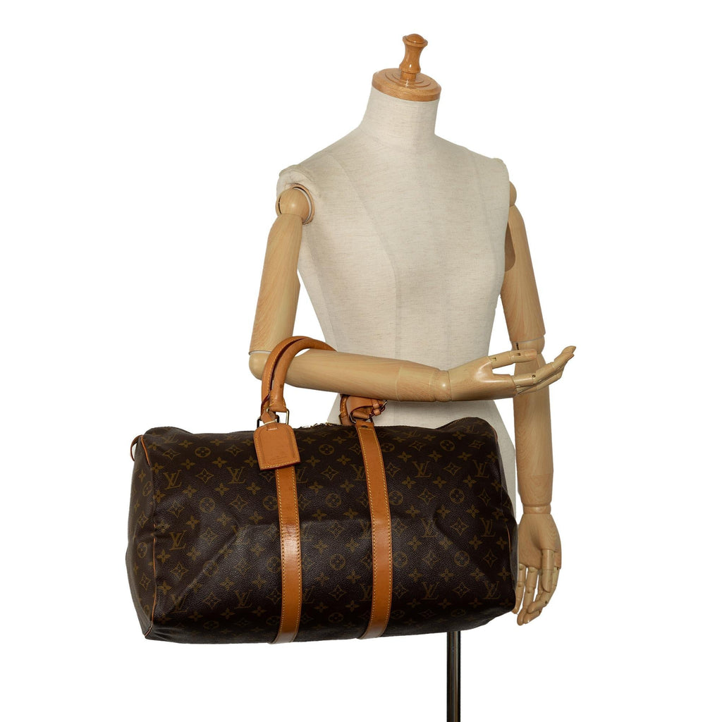 Louis Vuitton Monogram Keepall 45 (SHG-ePtjJg)