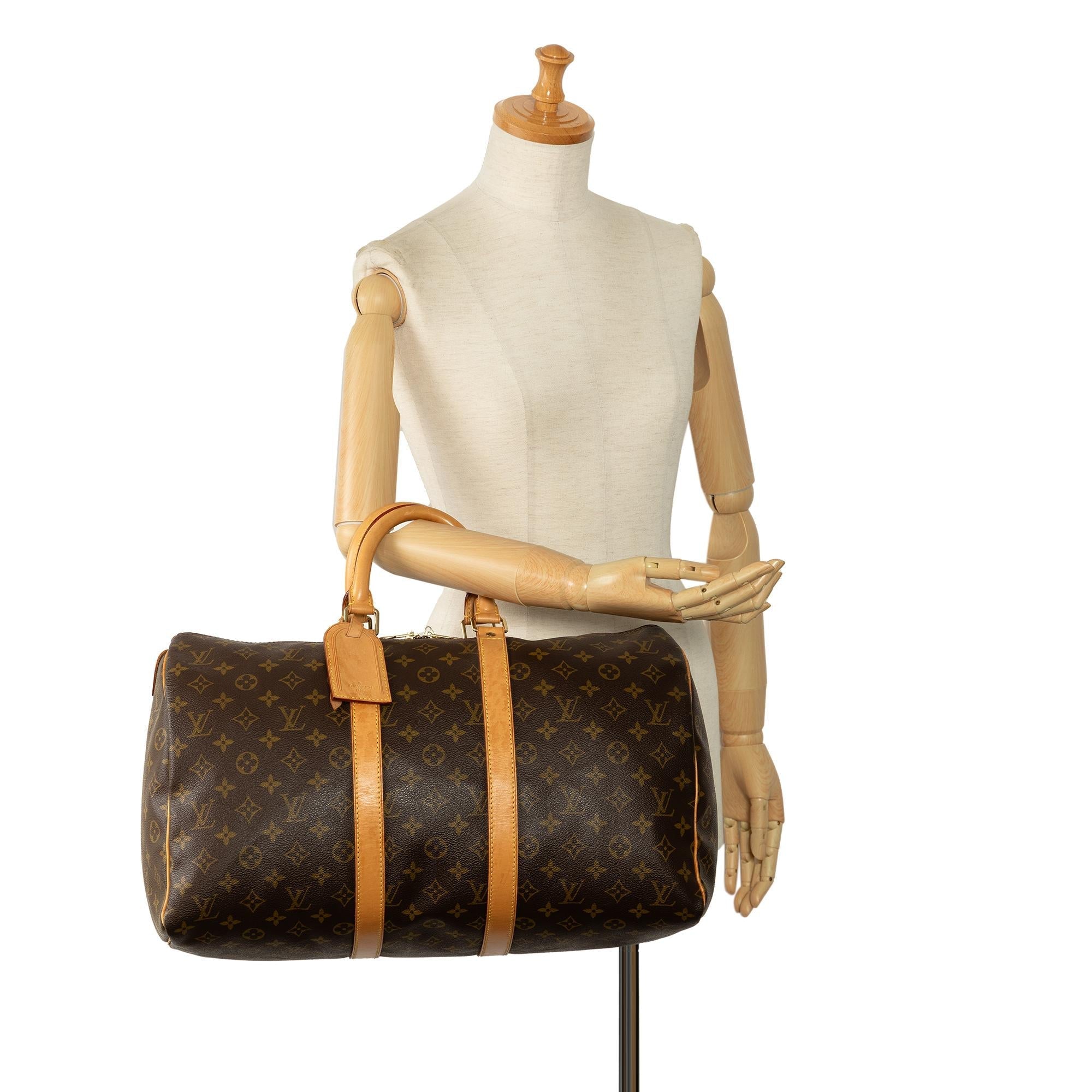 Louis Vuitton Monogram Keepall 45 (SHG-xuuiOO)
