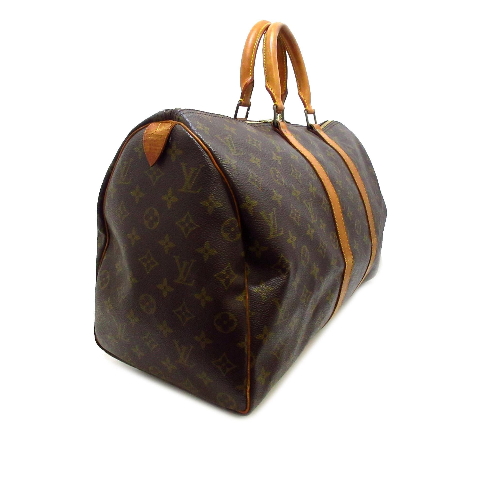 Louis Vuitton Monogram Keepall 45 (SHG-7JAF3N)