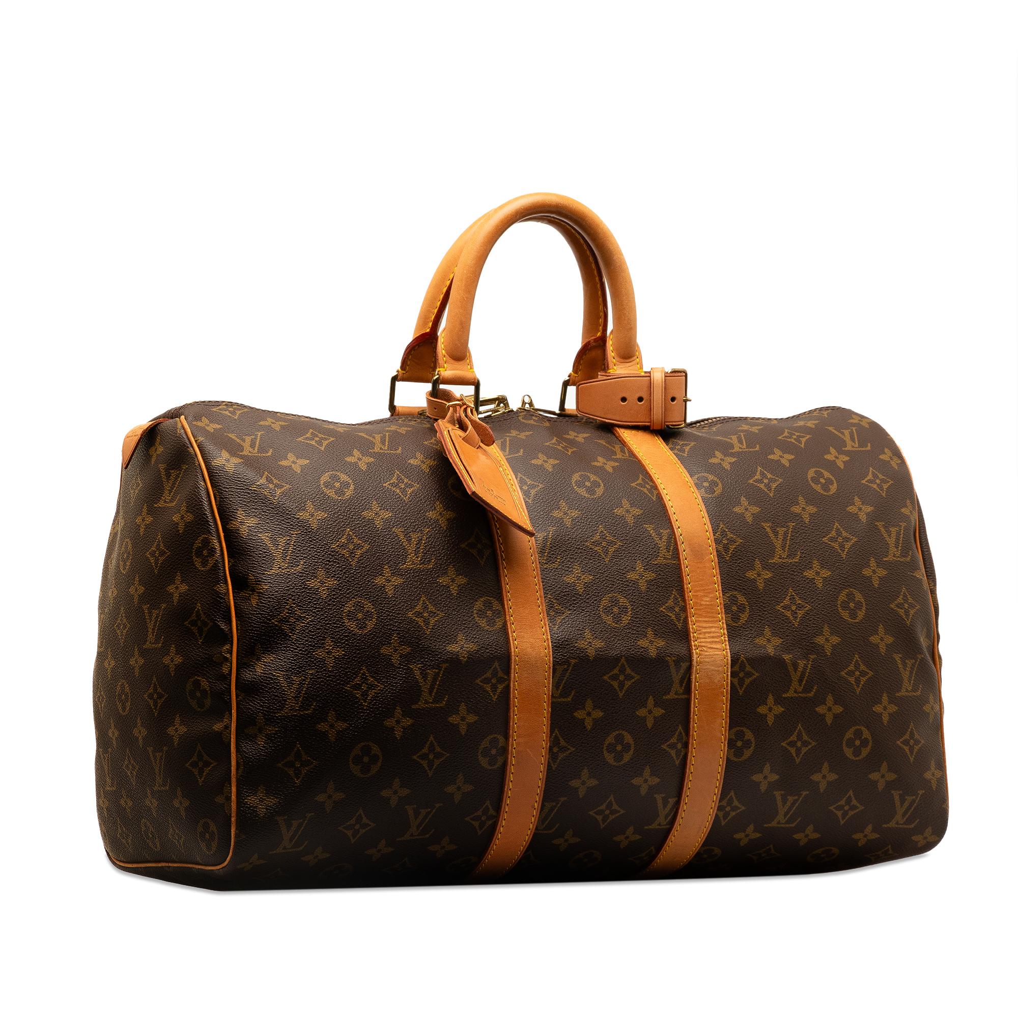 Louis Vuitton Monogram Keepall 45 (SHG-60740B)