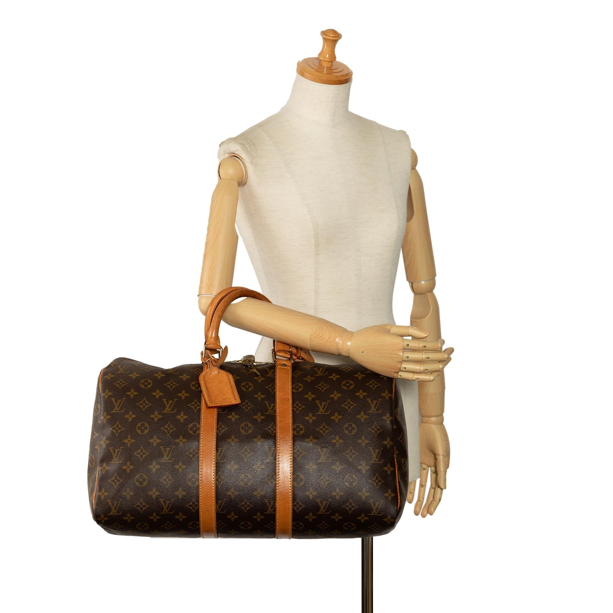 Louis Vuitton Monogram Keepall 45 (SHG-2M8ijc)