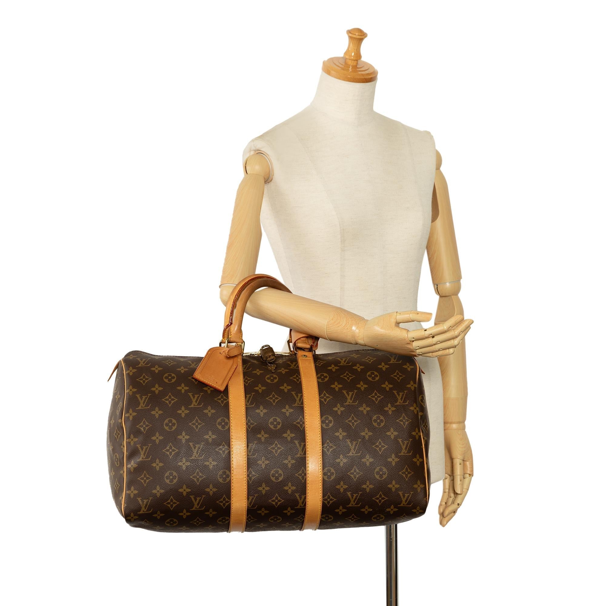 Louis Vuitton Monogram Keepall 45 (SHG-CS8onW)