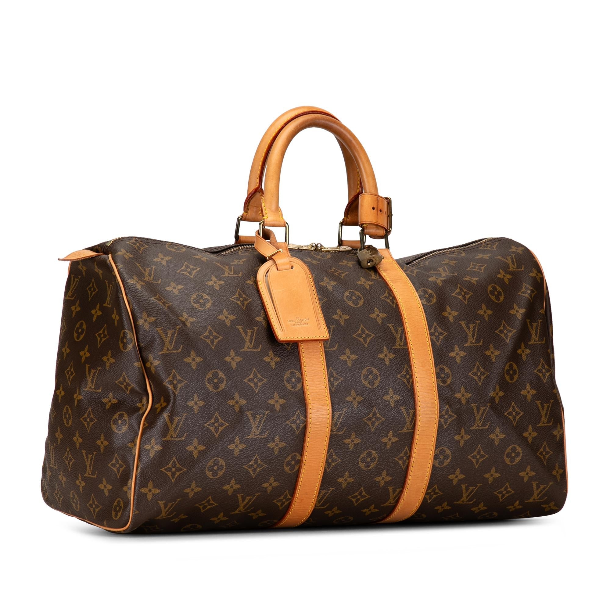 Louis Vuitton Monogram Keepall 45 (SHG-3meL4F)