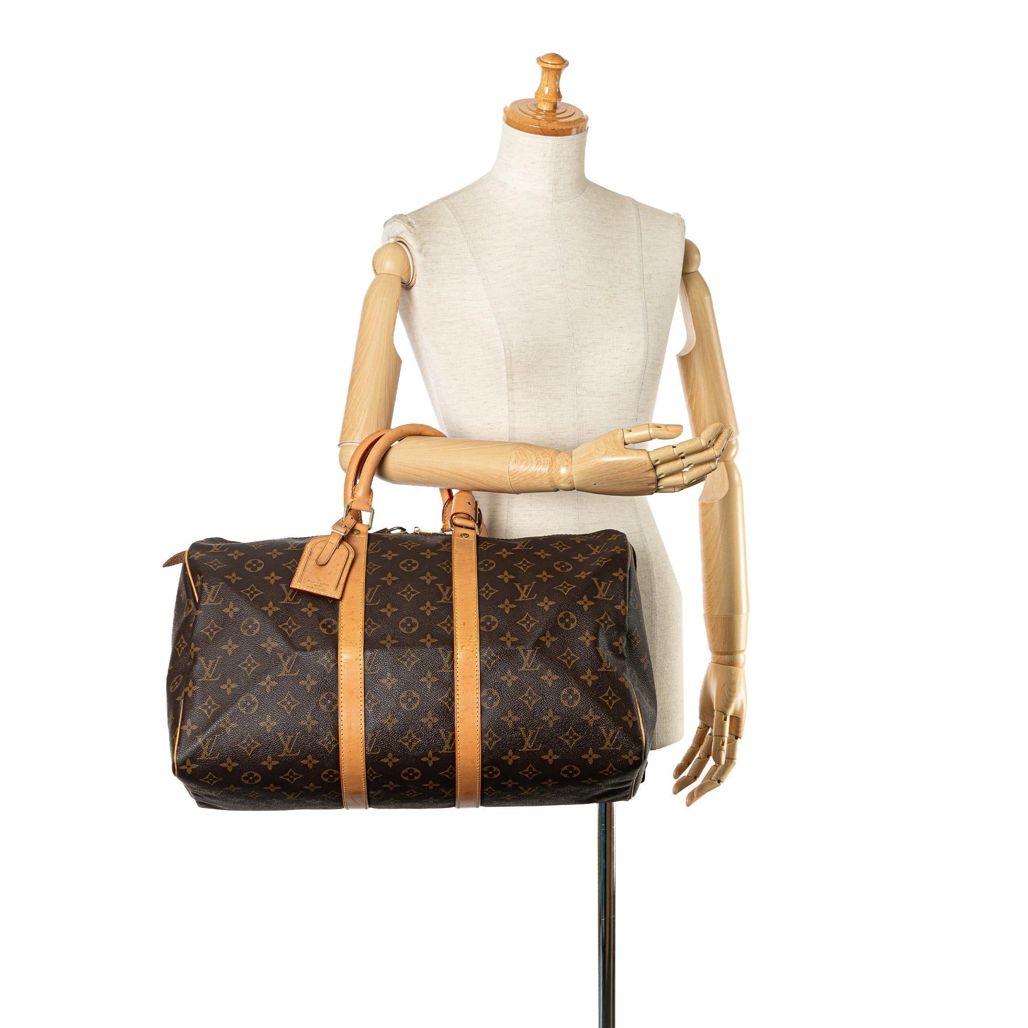 Louis Vuitton Monogram Keepall 45 (SHG-lNYEvX)