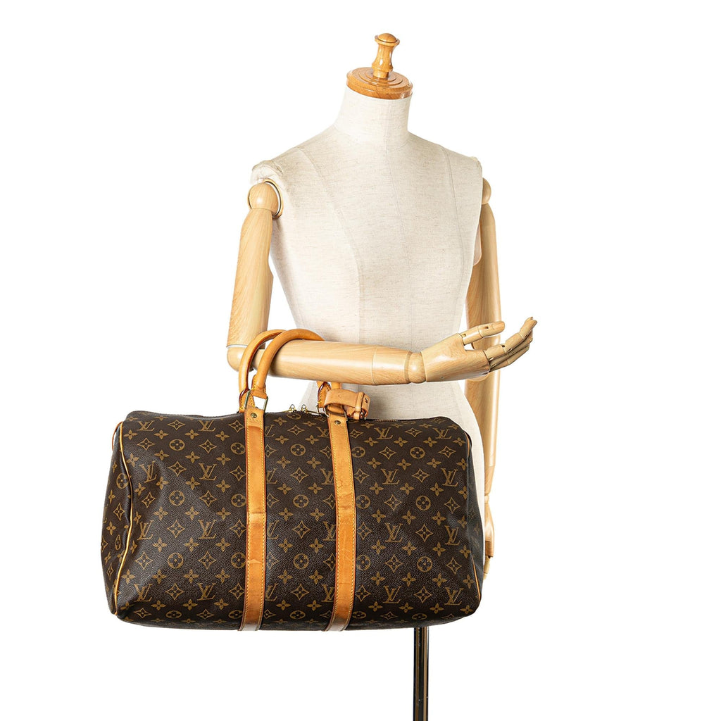 Louis Vuitton Monogram Keepall 45 (SHG-72gmx3)