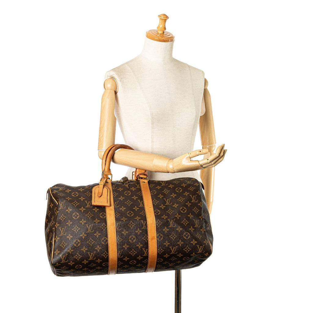 Louis Vuitton Monogram Keepall 45 (SHG-SgaNiv)