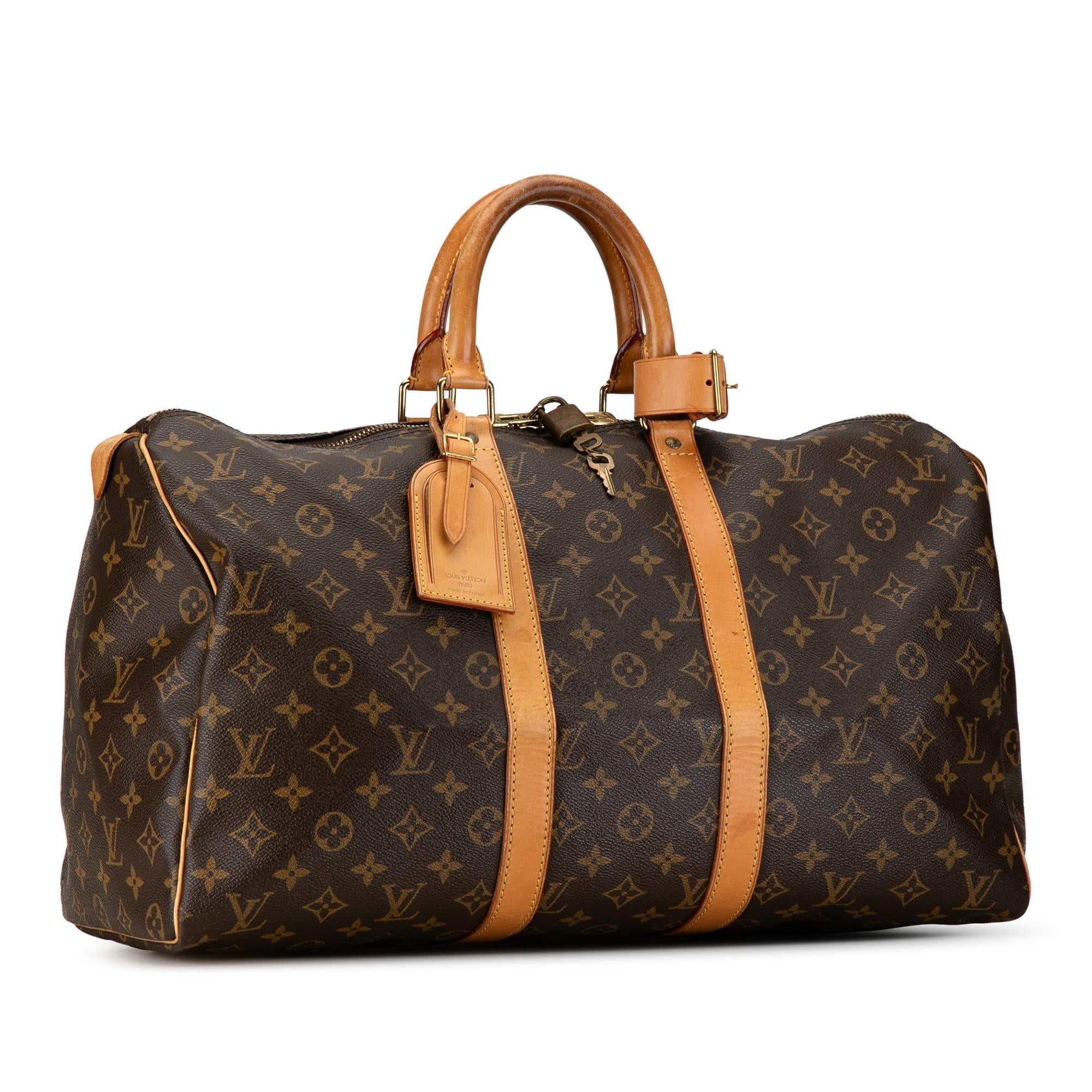Louis Vuitton Monogram Keepall 45 (SHG-SgaNiv)