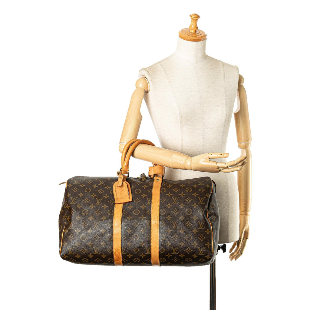 Louis Vuitton Monogram Keepall 45 (SHG-EDHOSD)