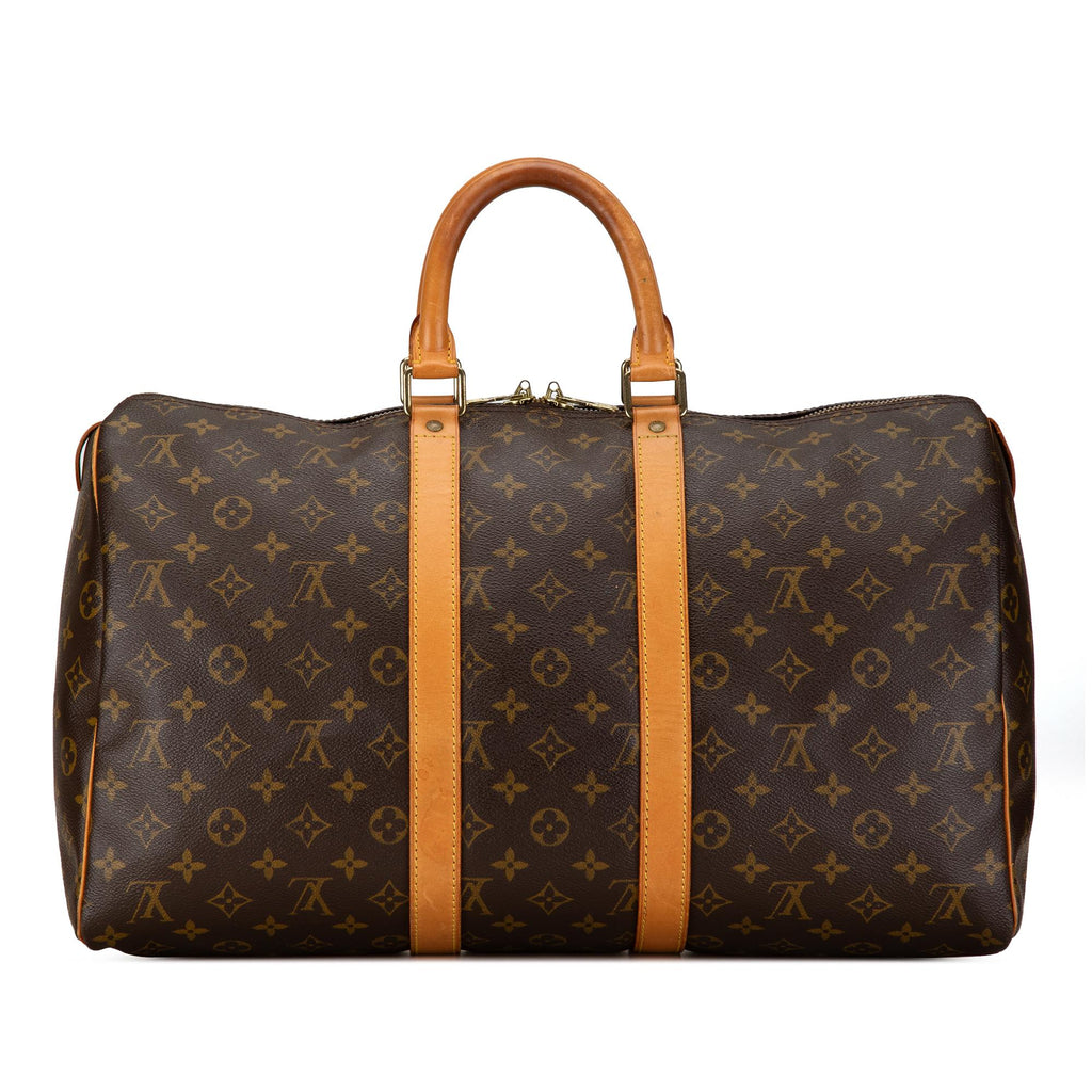 Louis Vuitton Monogram Keepall 45 (SHG-SClpM1)