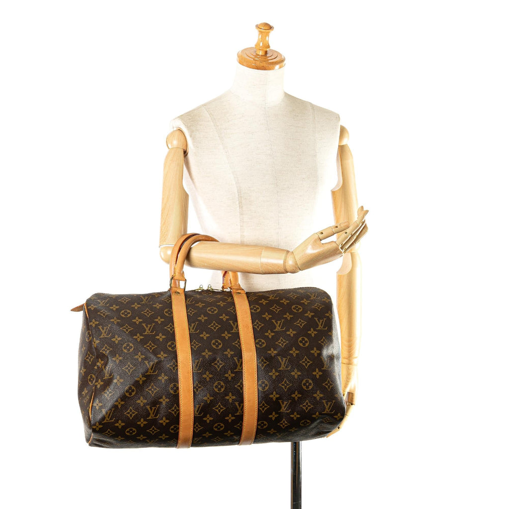 Louis Vuitton Monogram Keepall 45 (SHG-2EpWbm)