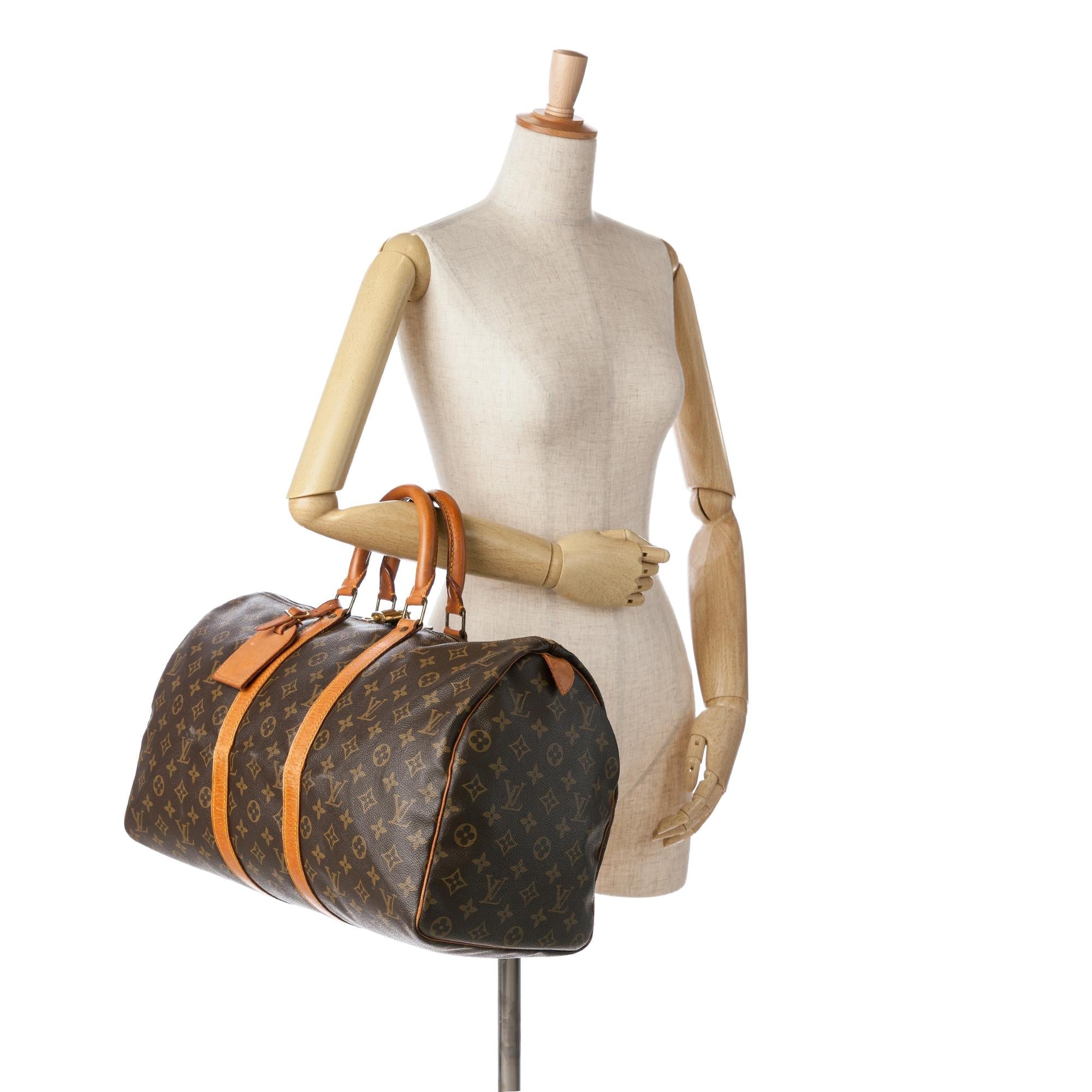 Louis Vuitton Monogram Keepall 45 (SHG-sEj1zB)