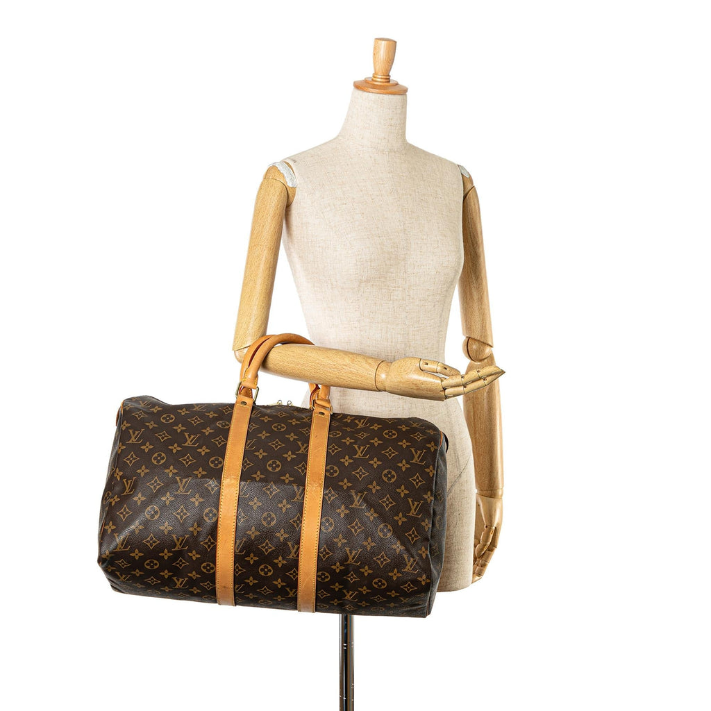 Louis Vuitton Monogram Keepall 45 (SHG-wM1Hn5)