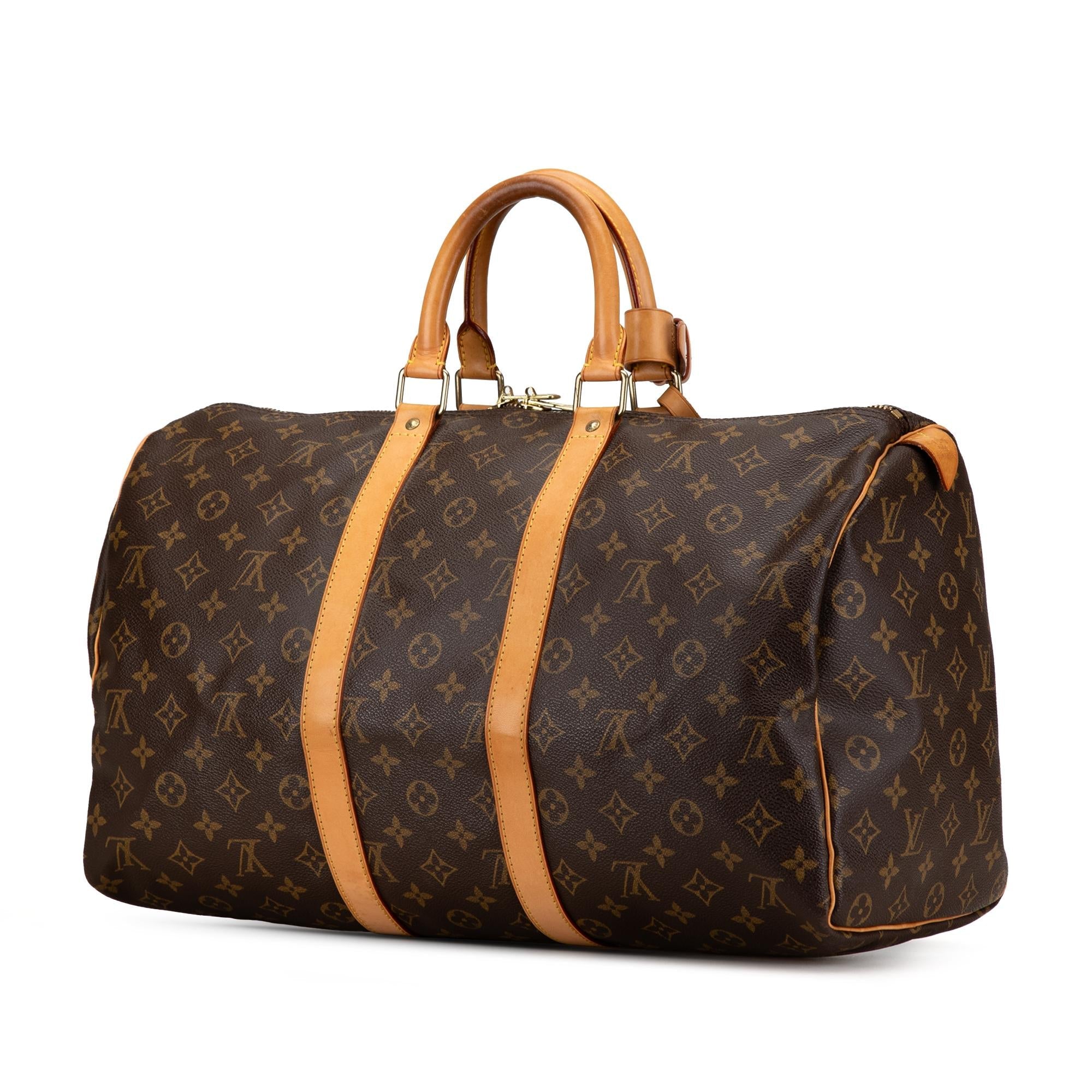 Louis Vuitton Monogram Keepall 45 (SHG-YGSjC7)