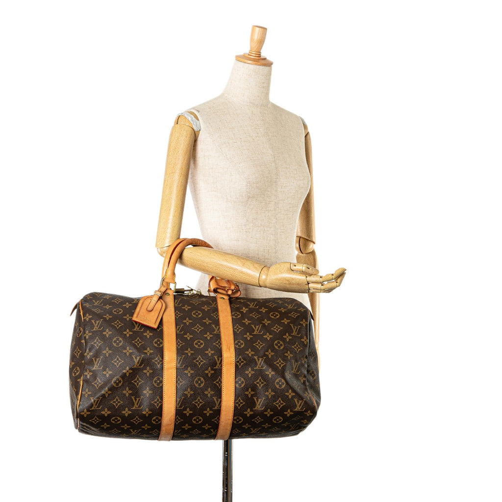 Louis Vuitton Monogram Keepall 45 (SHG-SOdm3f)