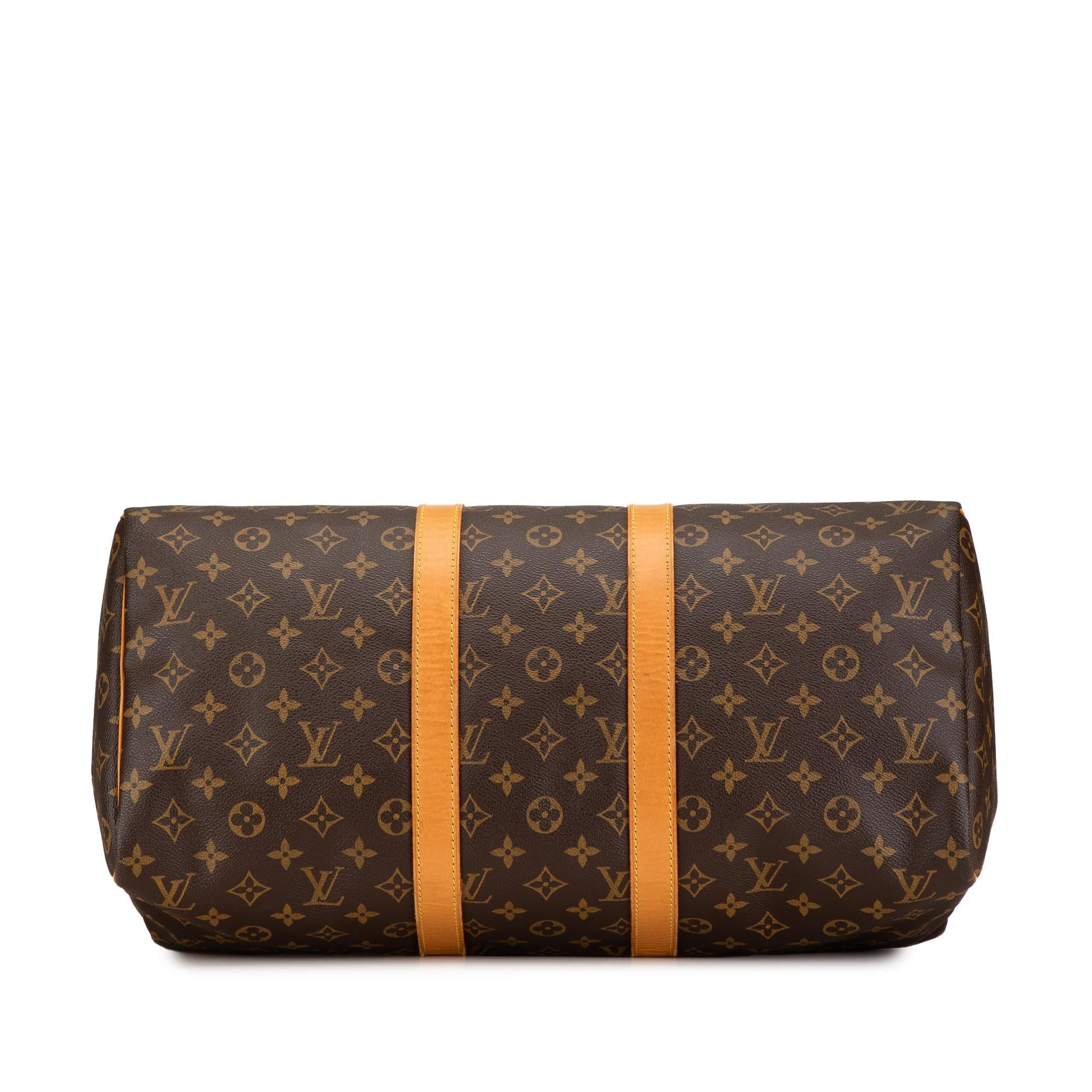 Louis Vuitton Monogram Keepall 45 (SHG-ysdriy)