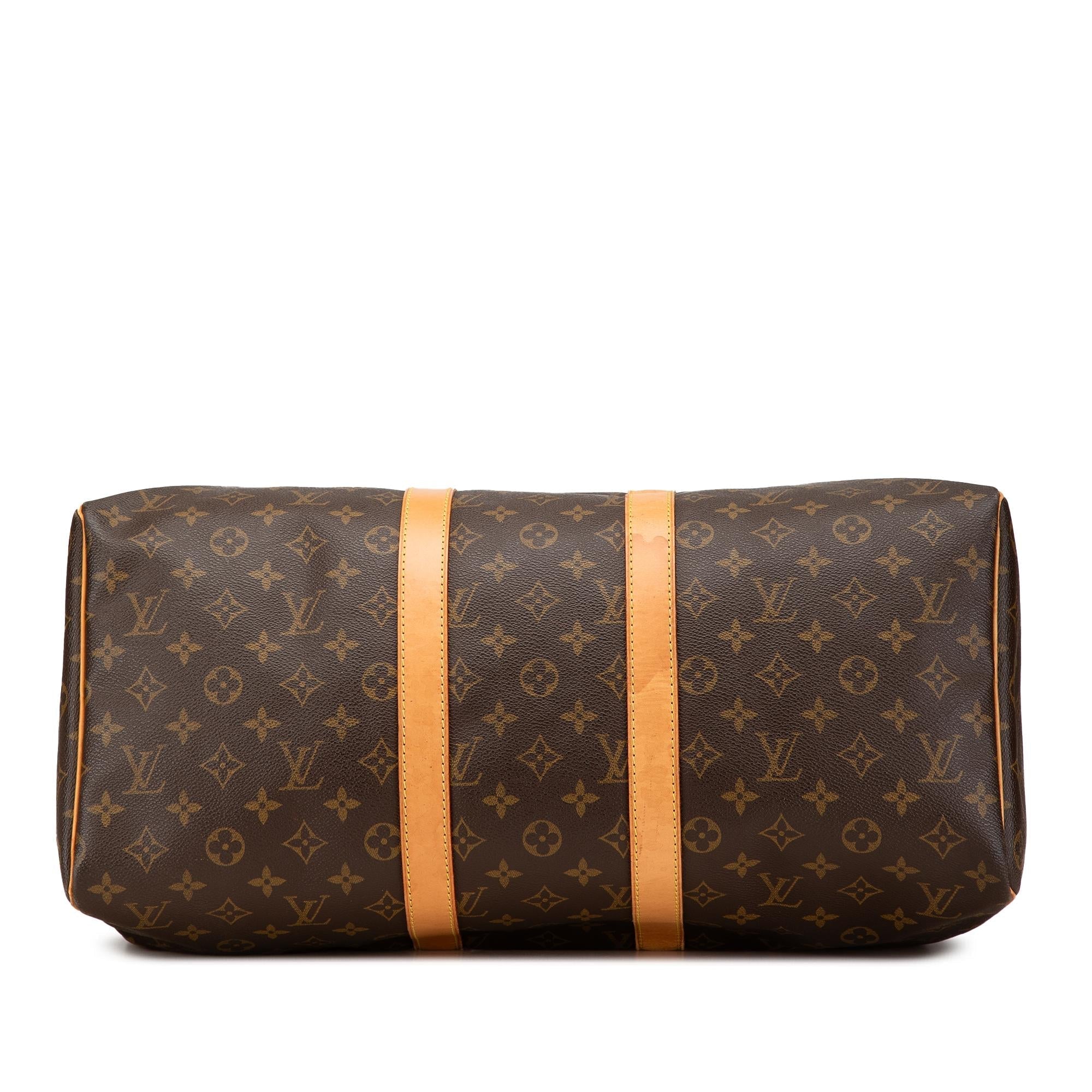 Louis Vuitton Monogram Keepall 45 (SHG-aUL5E3)