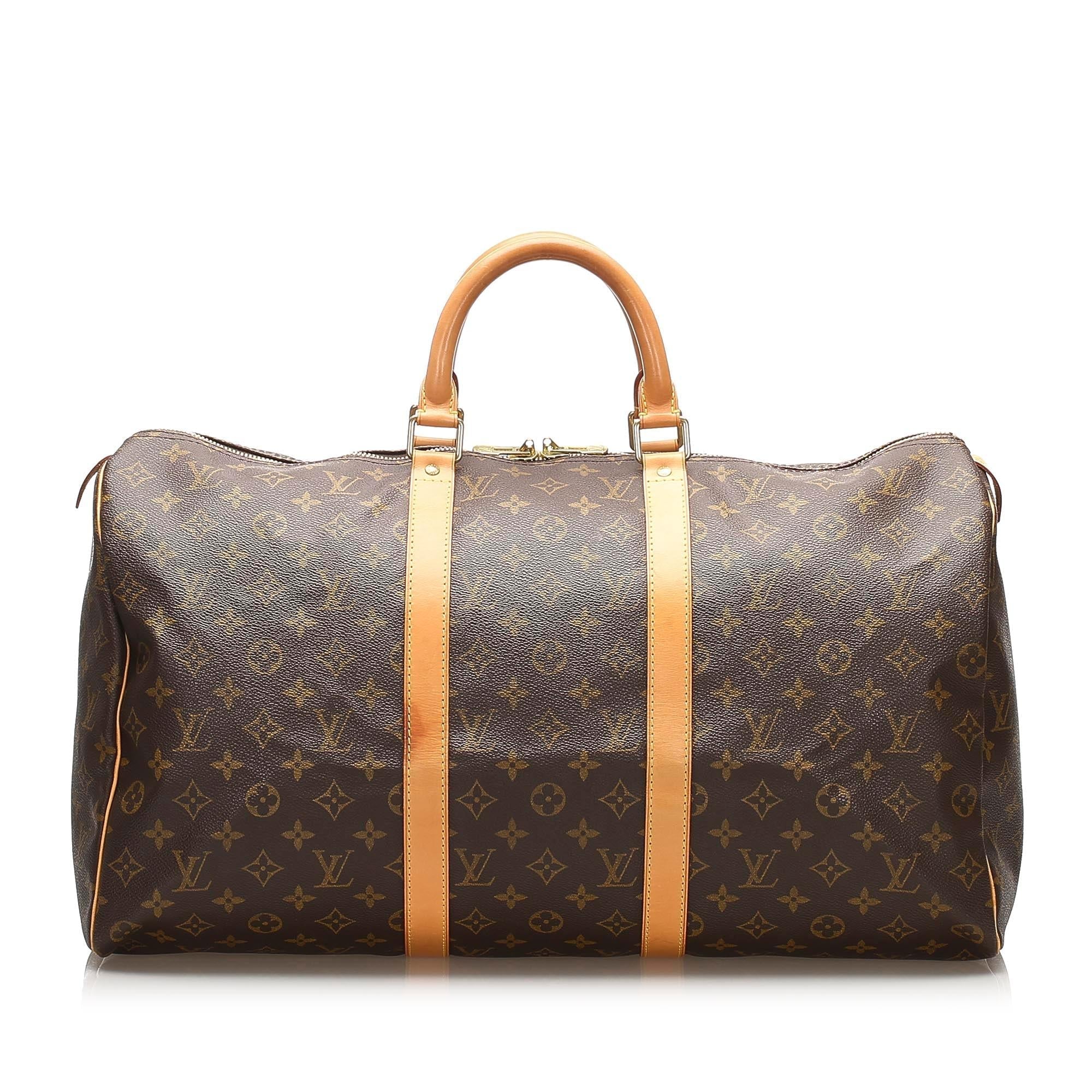 Louis Vuitton Monogram Keepall 50 (SHG-22727)