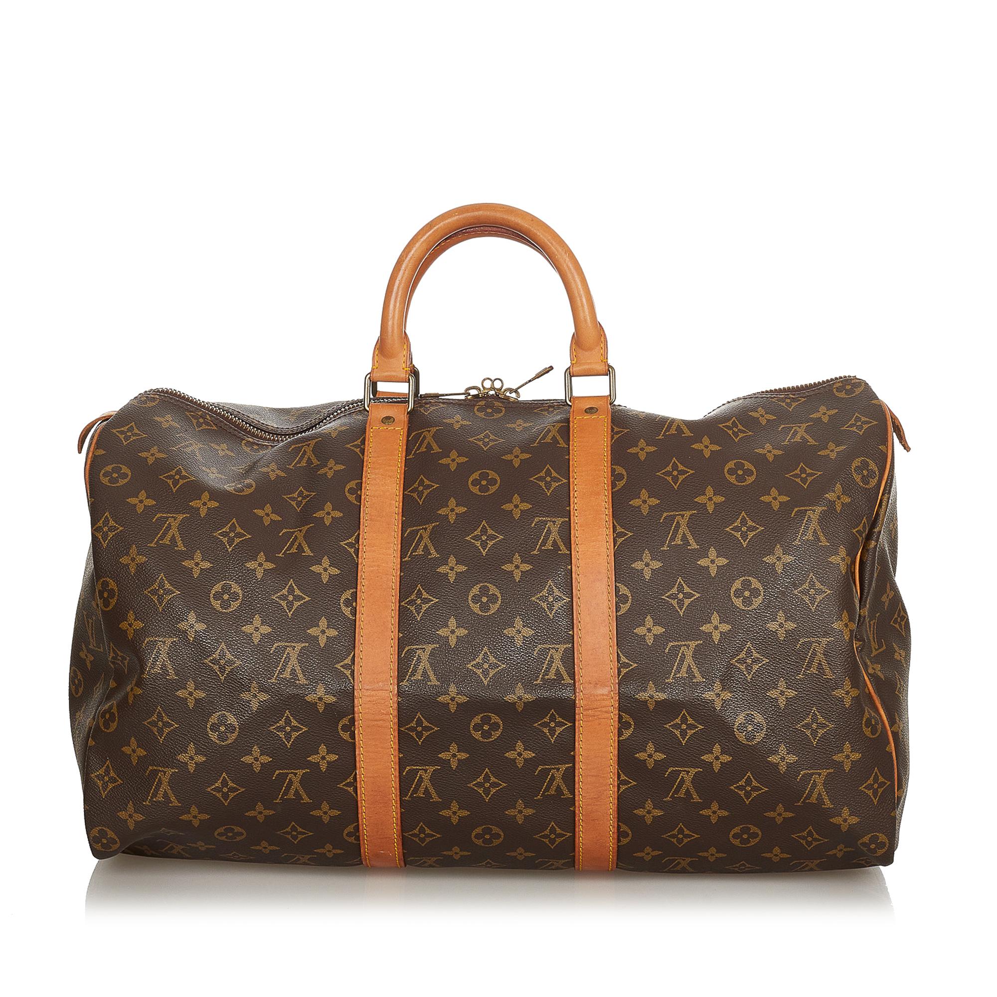 Louis Vuitton Monogram Keepall 50 (SHG-24482)