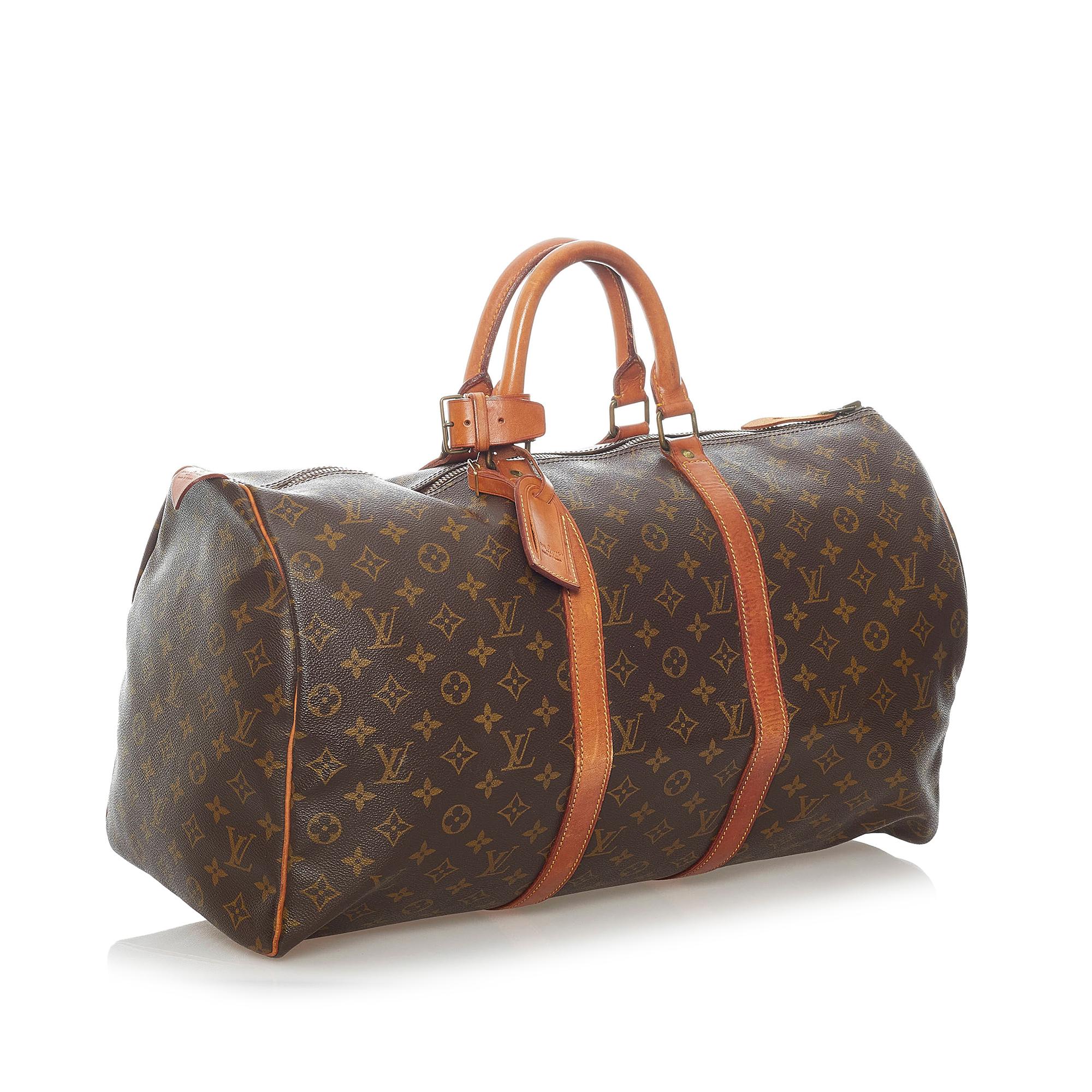 Louis Vuitton Monogram Keepall 50 (SHG-30848)