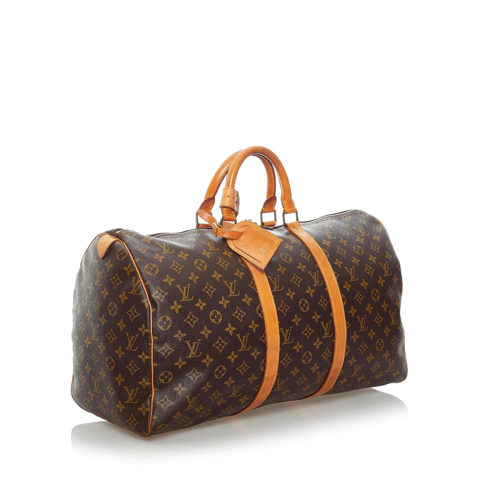 Louis Vuitton Monogram Keepall 50 (SHG-31470)