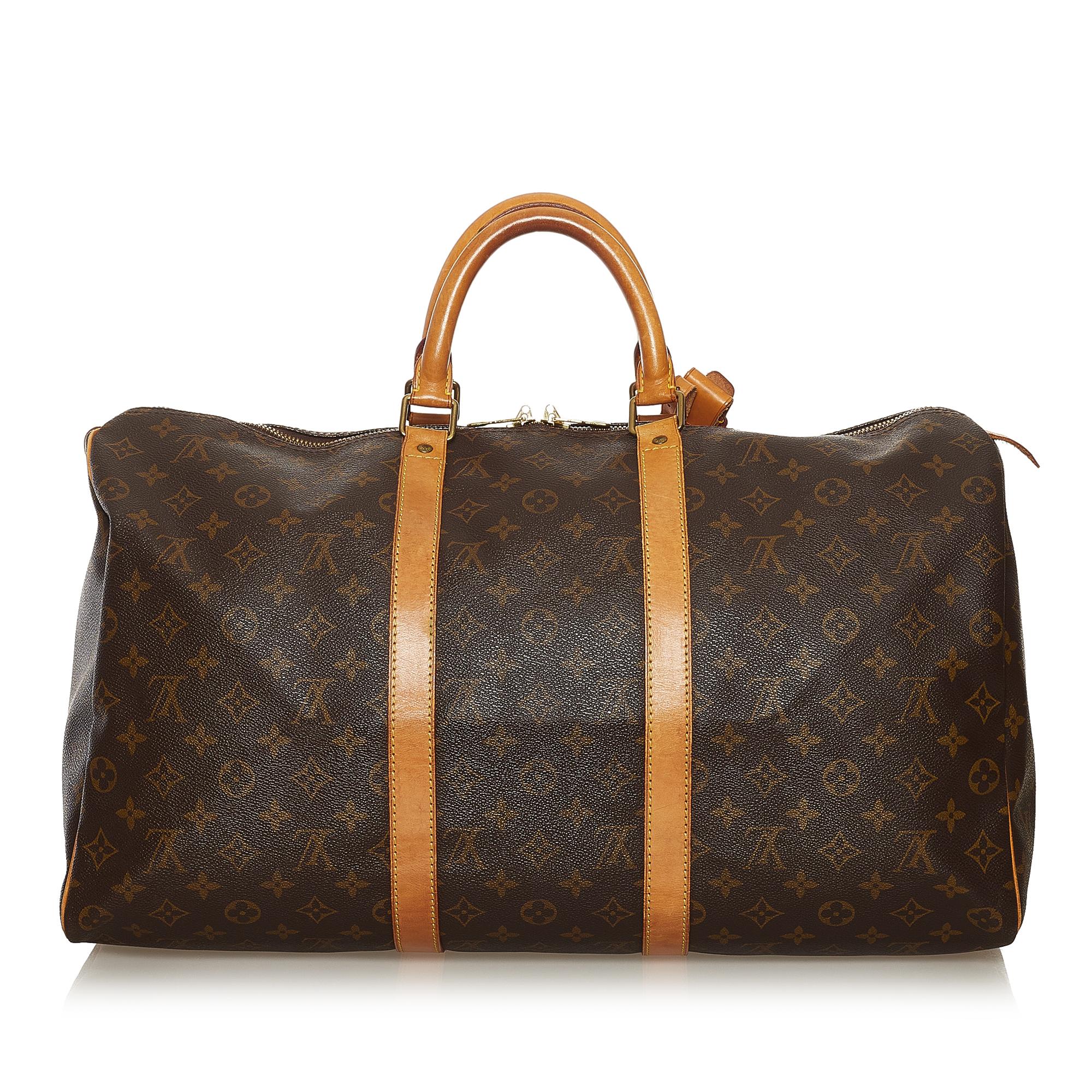 Louis Vuitton Monogram Keepall 50 (SHG-35808)