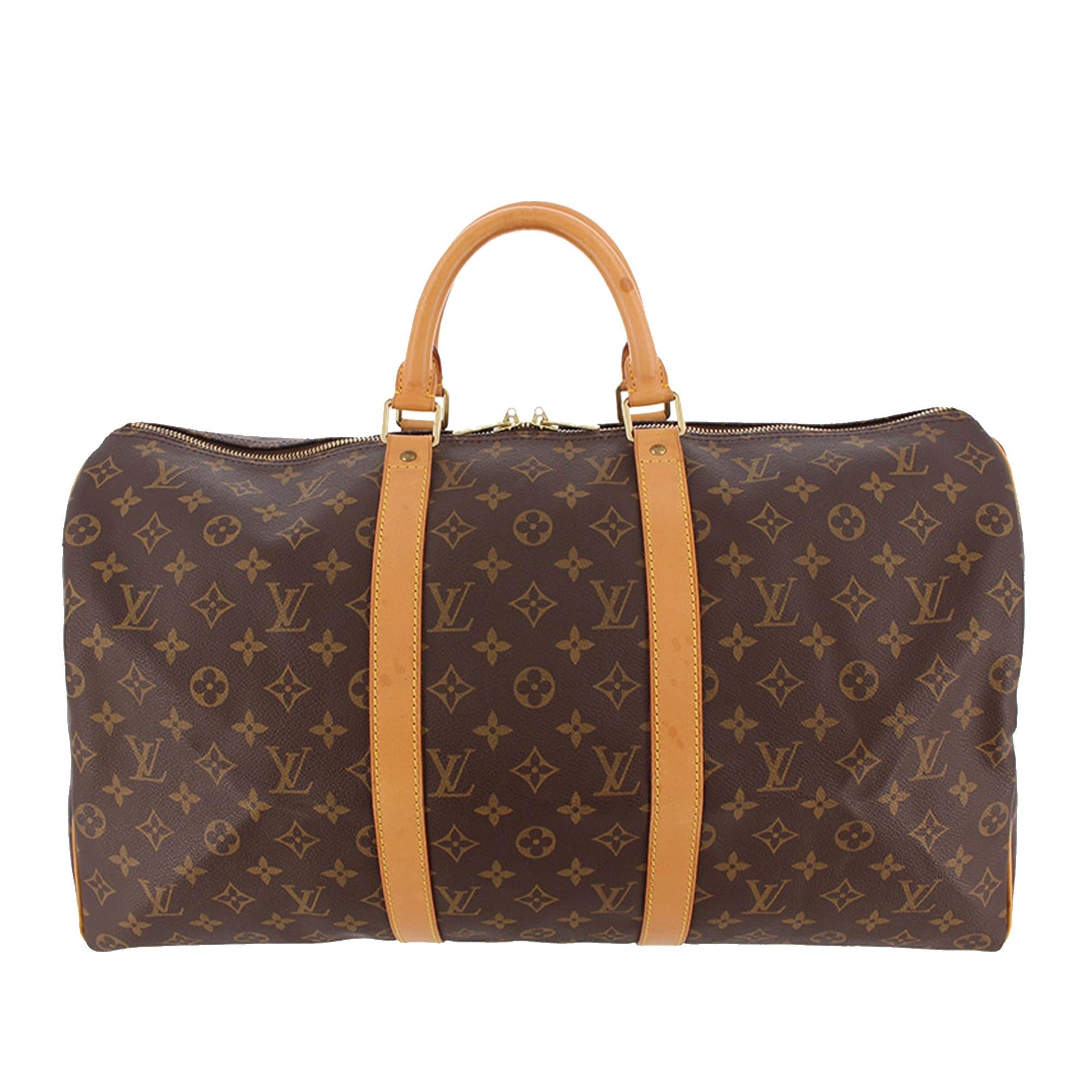 Louis Vuitton Monogram Keepall 50 (SHG-36694)