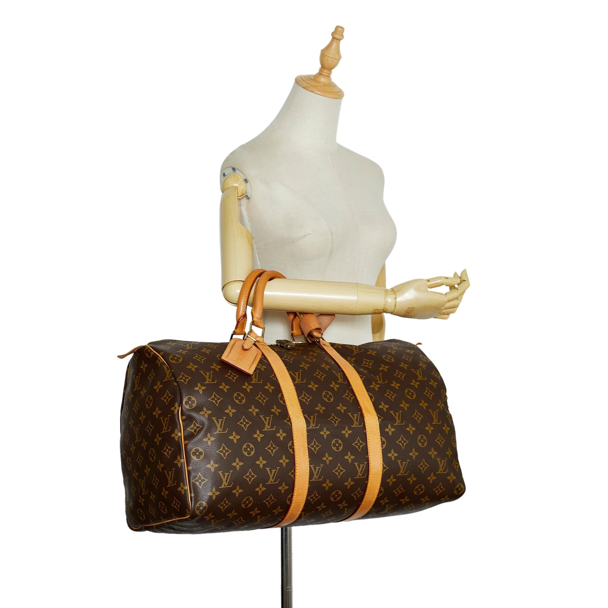 Louis Vuitton Monogram Keepall 50 (SHG-S75lxw)