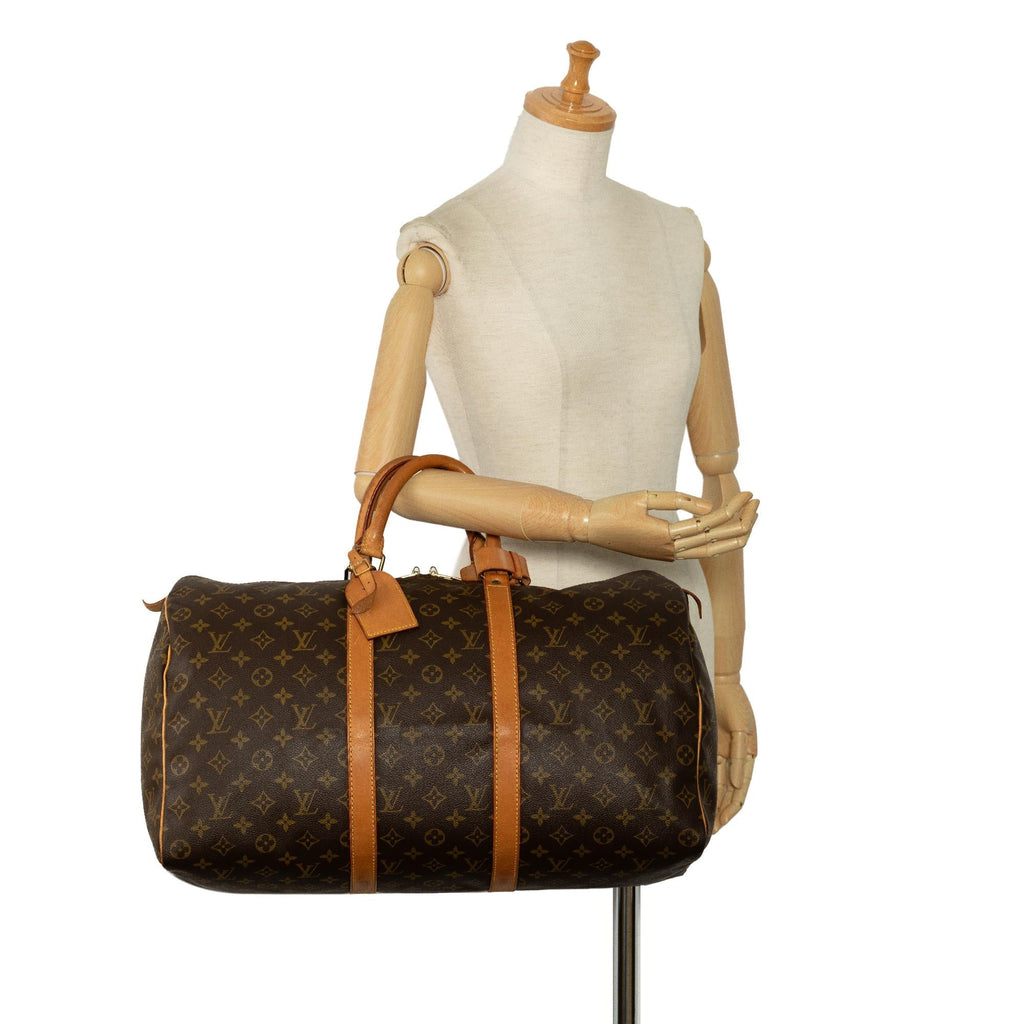 Louis Vuitton Monogram Keepall 50 (SHG-hMubge)