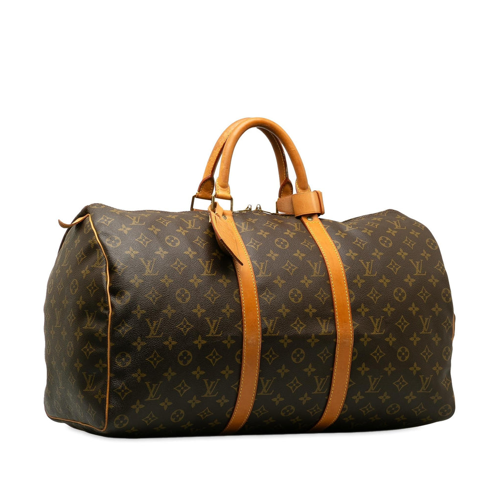 Louis Vuitton Monogram Keepall 50 (SHG-hMubge)