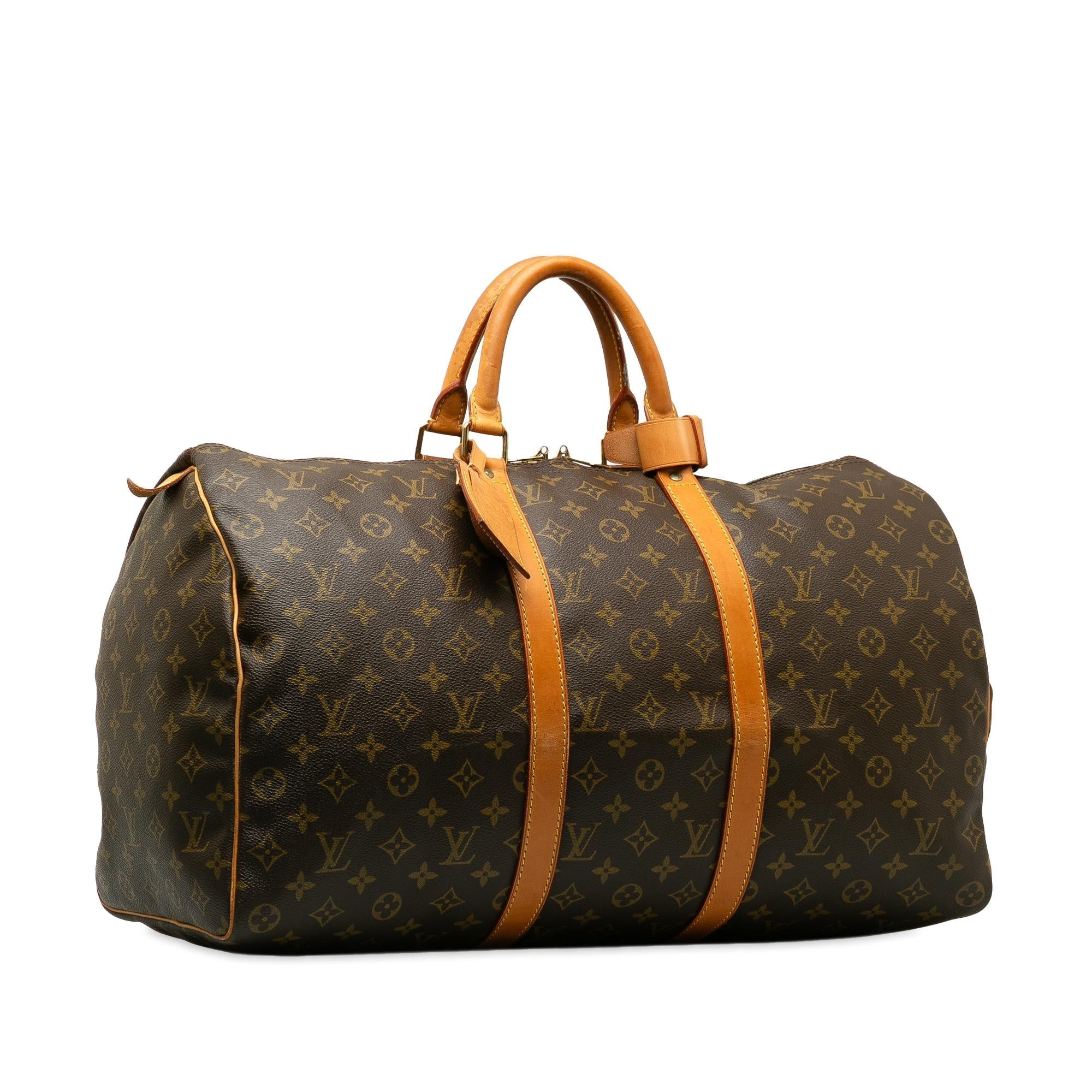 Louis Vuitton Monogram Keepall 50 (SHG-hMubge)
