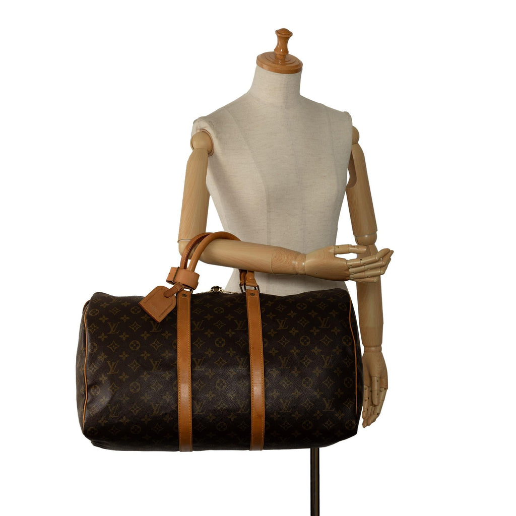 Louis Vuitton Monogram Keepall 50 (SHG-udfnWJ)