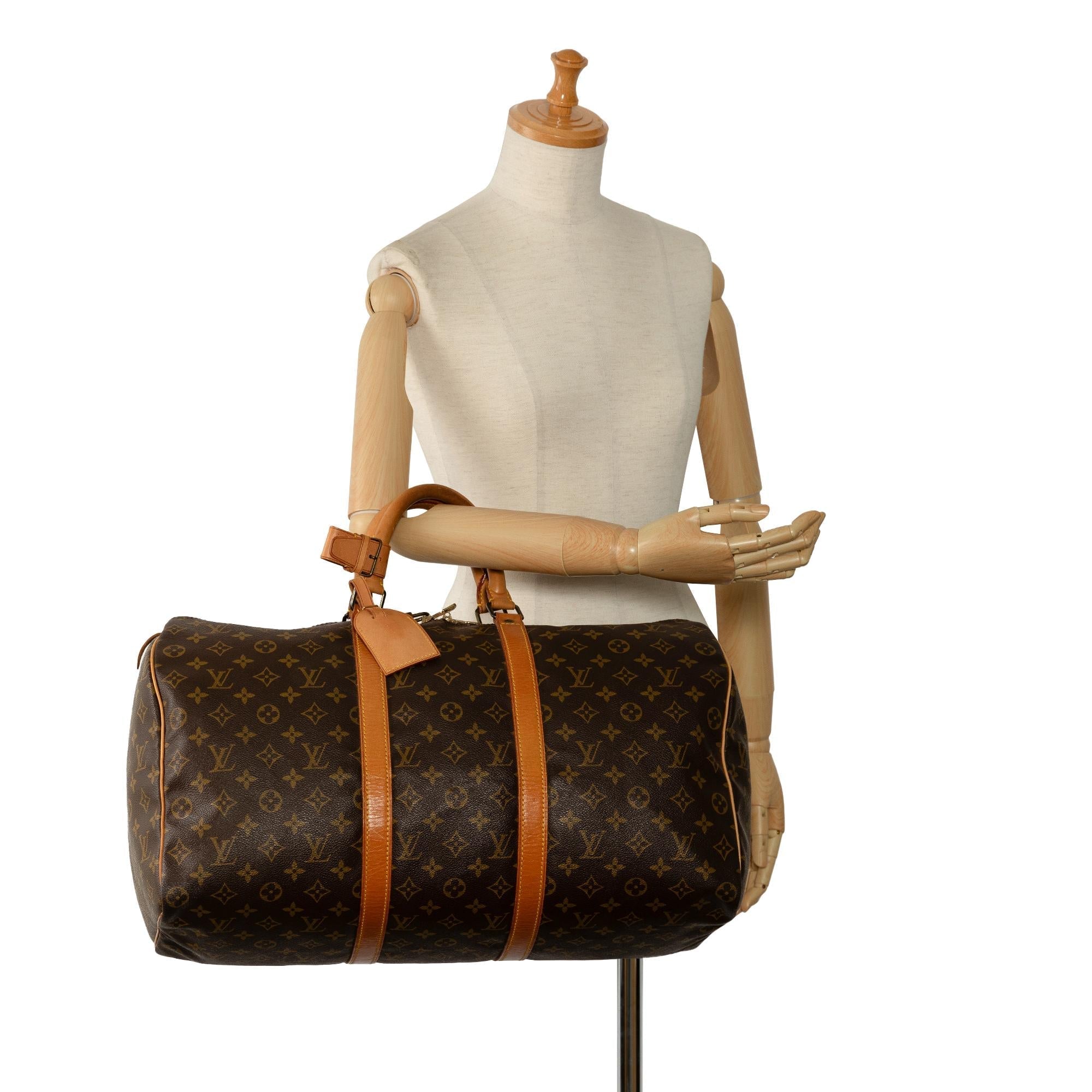 Louis Vuitton Monogram Keepall 50 (SHG-2Caydf)