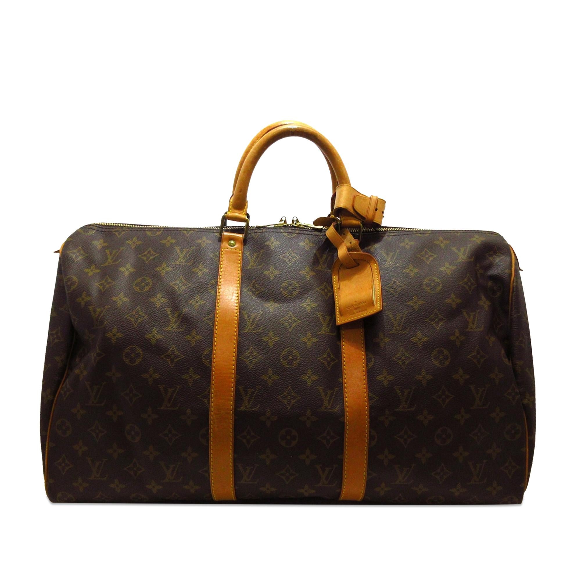 Louis Vuitton Monogram Keepall 50 (SHG-Beddhq)
