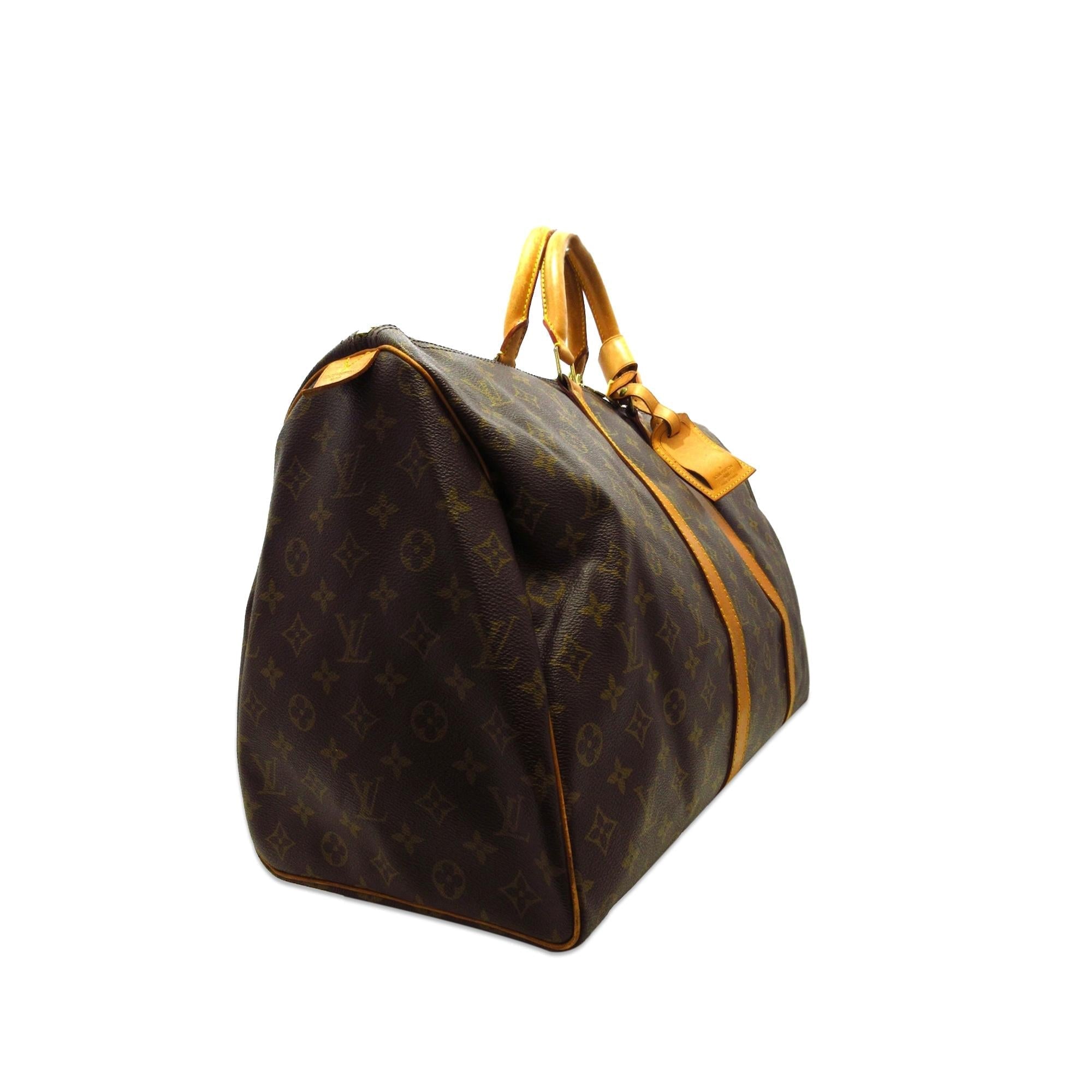 Louis Vuitton Monogram Keepall 50 (SHG-Beddhq)