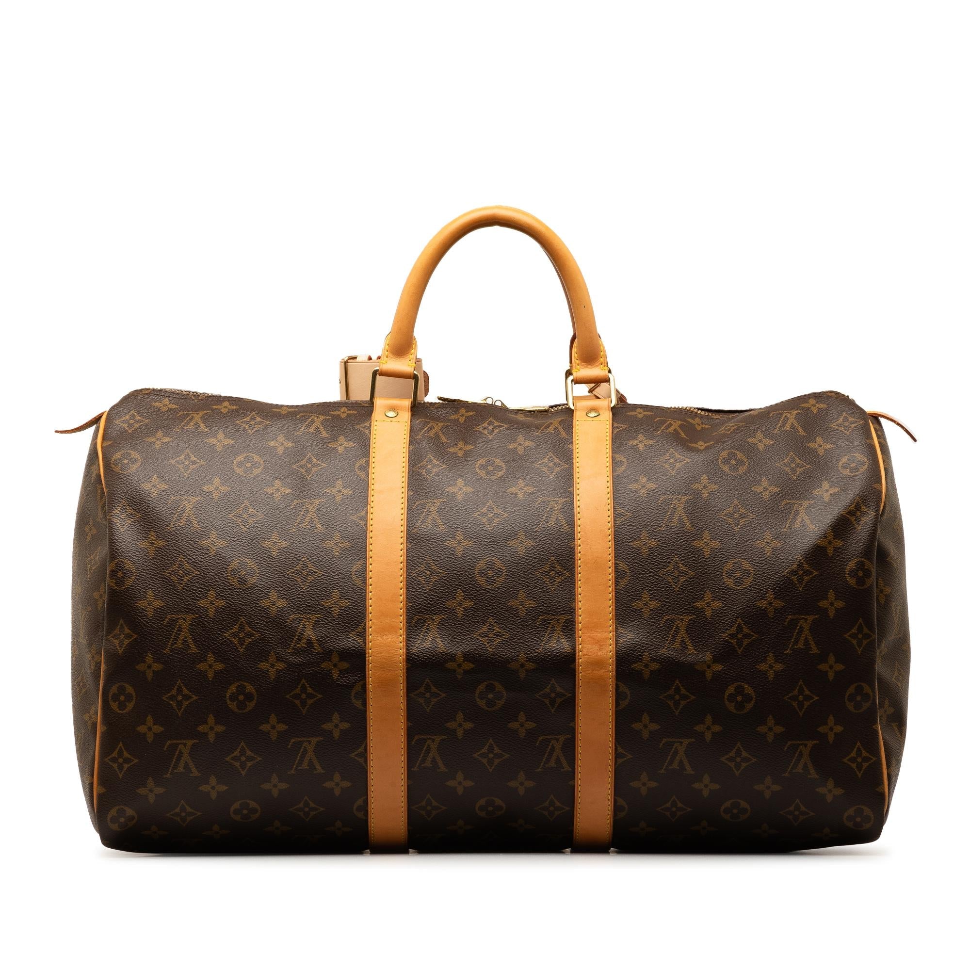 Louis Vuitton Monogram Keepall 50 (SHG-MDUYZV)
