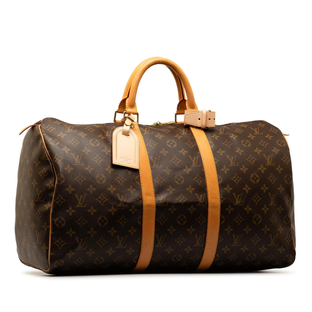 Louis Vuitton Monogram Keepall 50 (SHG-MDUYZV)