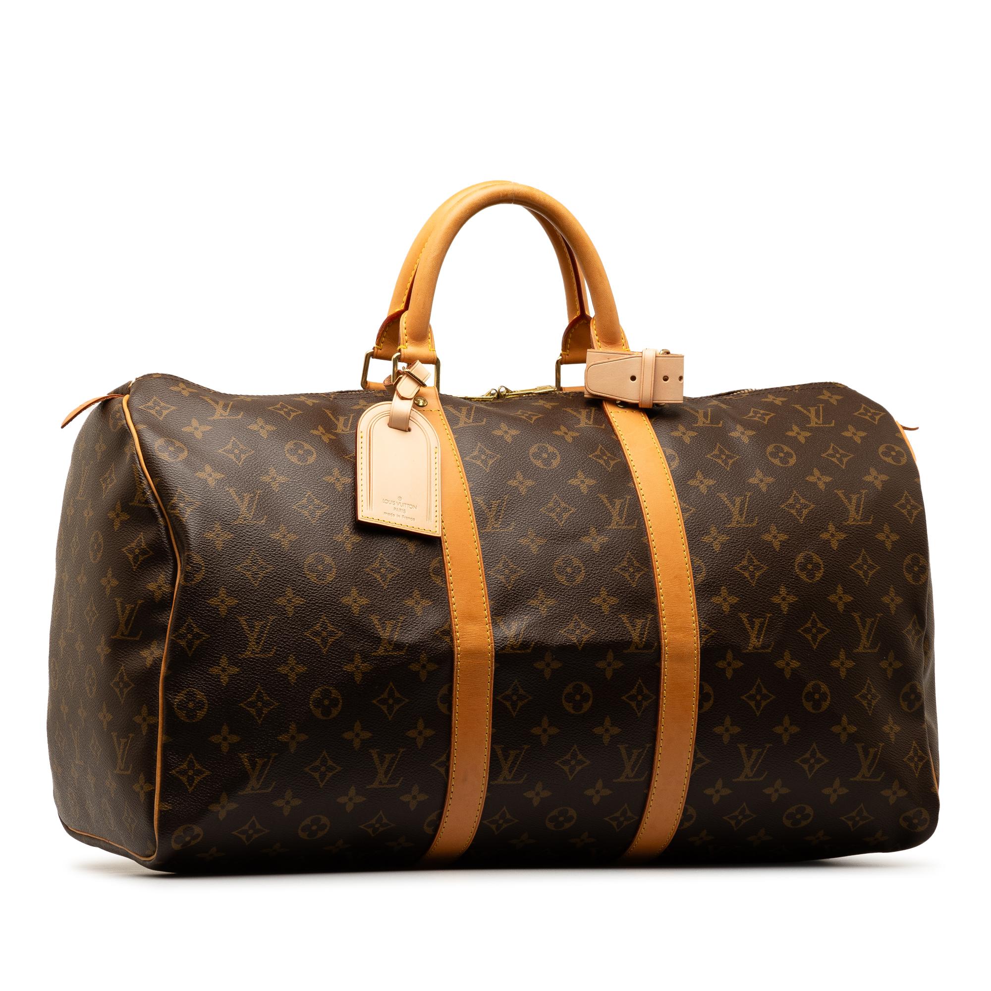 Louis Vuitton Monogram Keepall 50 (SHG-MDUYZV)