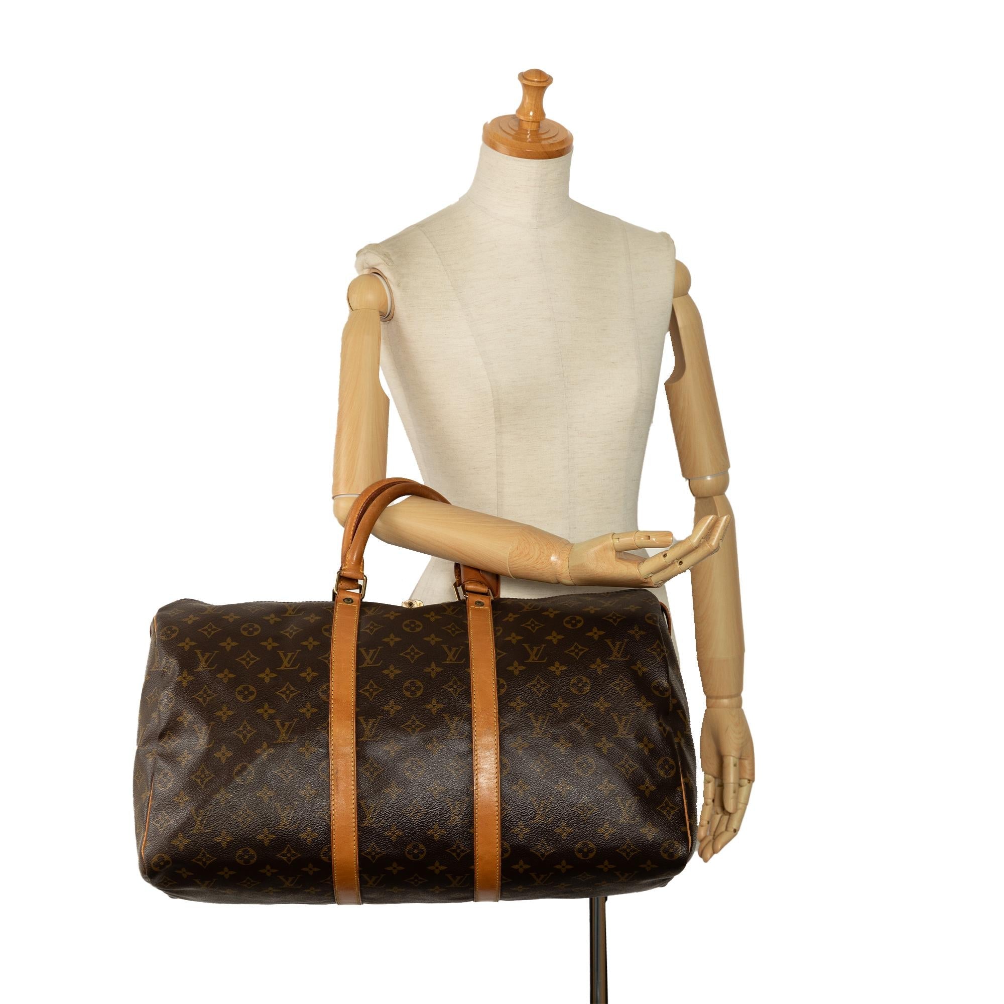 Louis Vuitton Monogram Keepall 50 (SHG-FJRVZt)