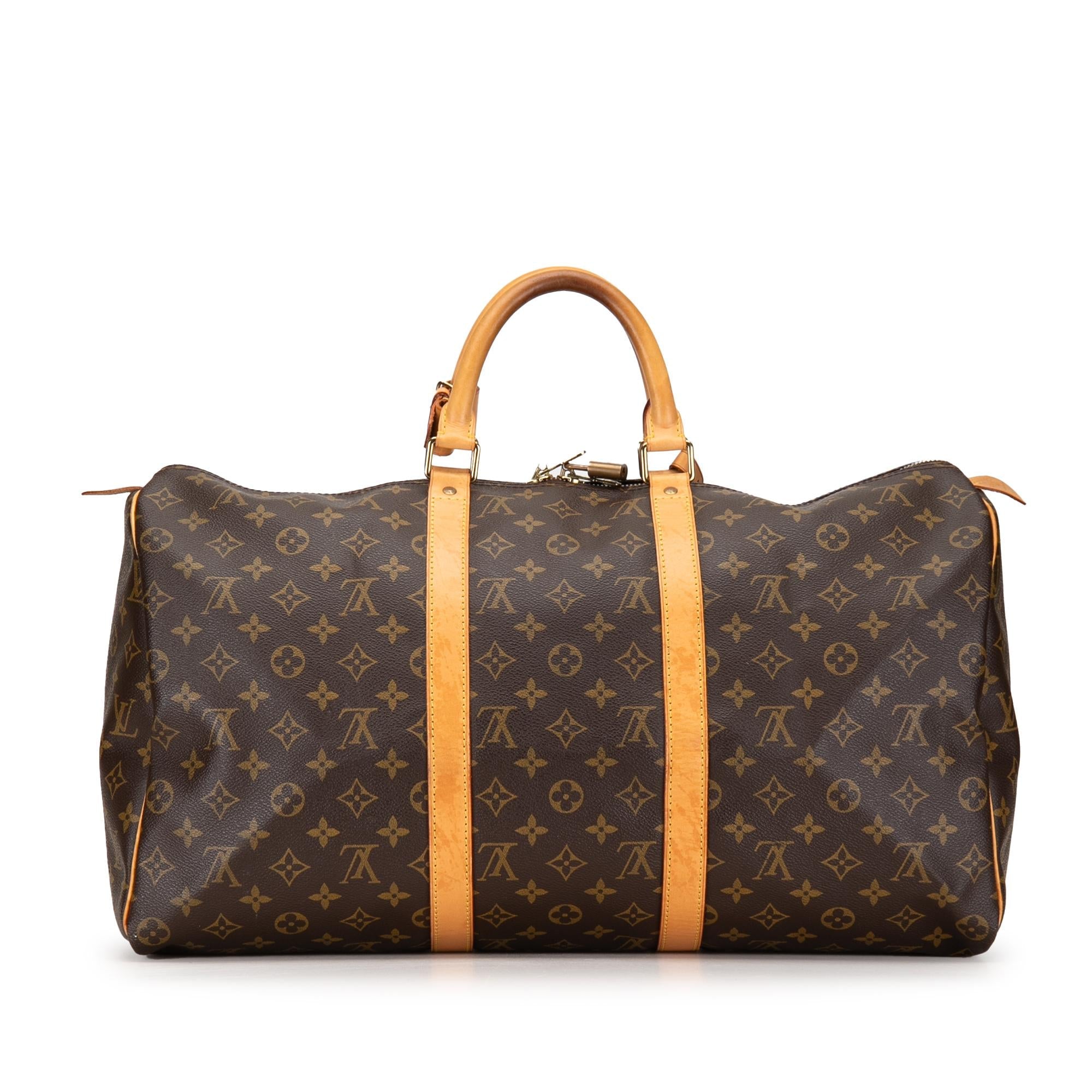 Louis Vuitton Monogram Keepall 50 (SHG-rTIm16)