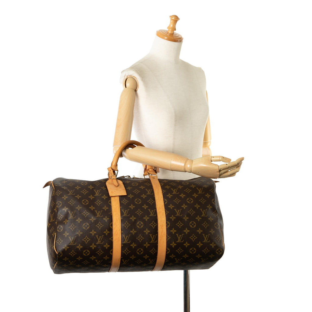 Louis Vuitton Monogram Keepall 50 (SHG-rTIm16)