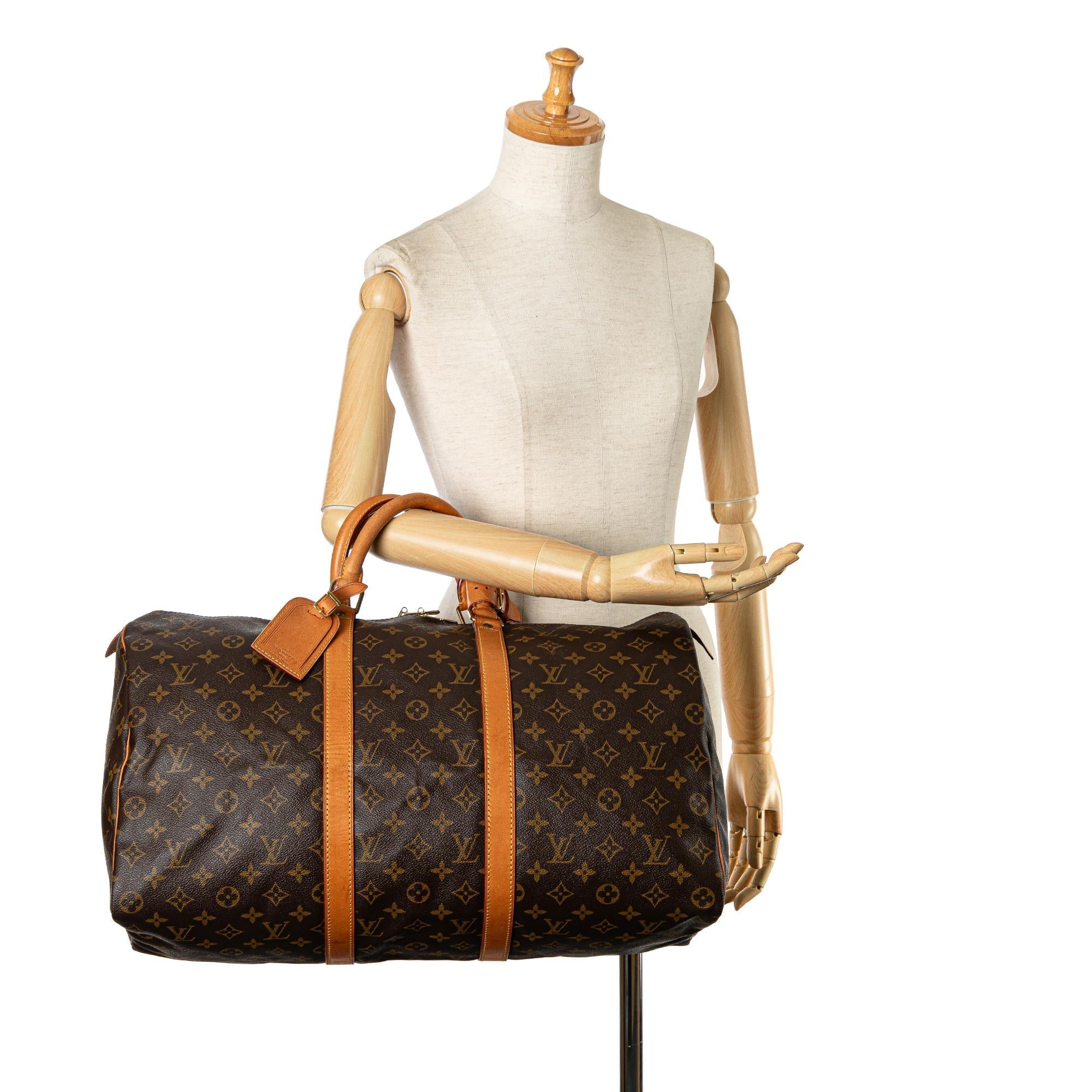 Louis Vuitton Monogram Keepall 50 (SHG-8sdMHU)