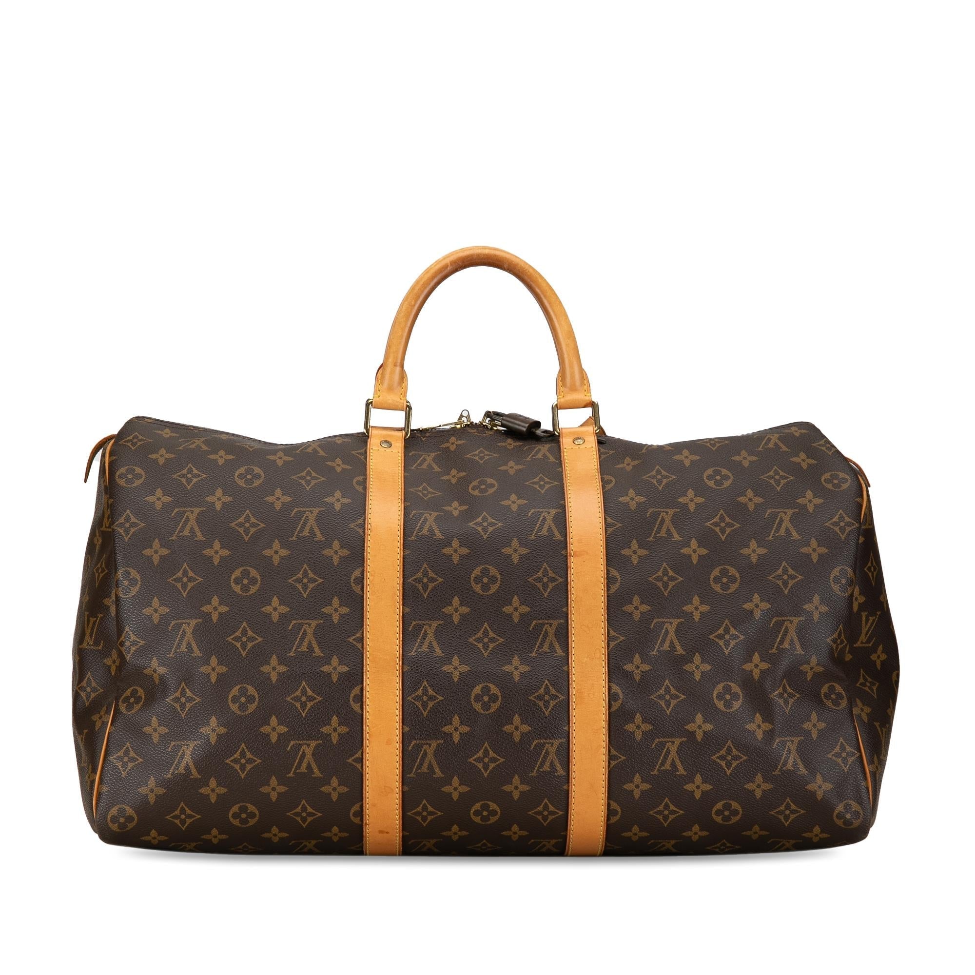 Louis Vuitton Monogram Keepall 50 (SHG-RvBq1W)