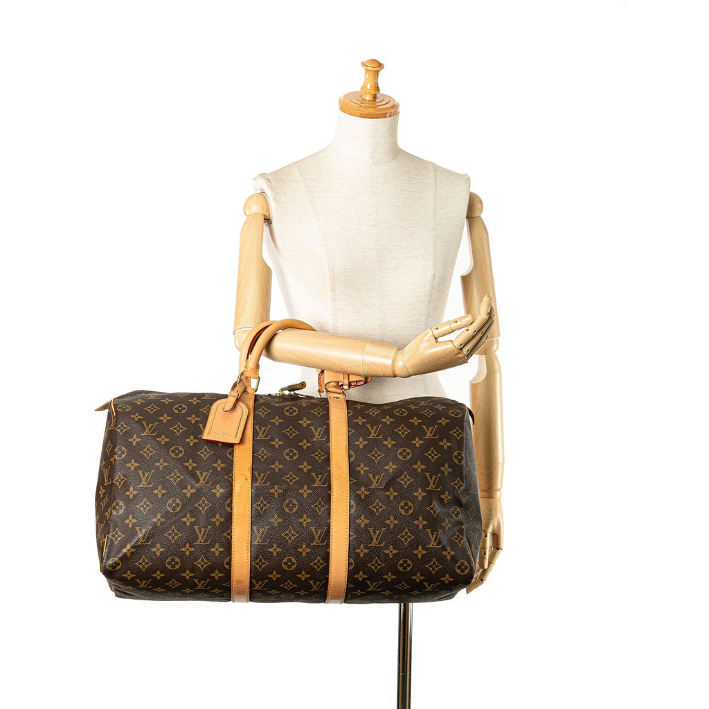 Louis Vuitton Monogram Keepall 50 (SHG-pVean7)