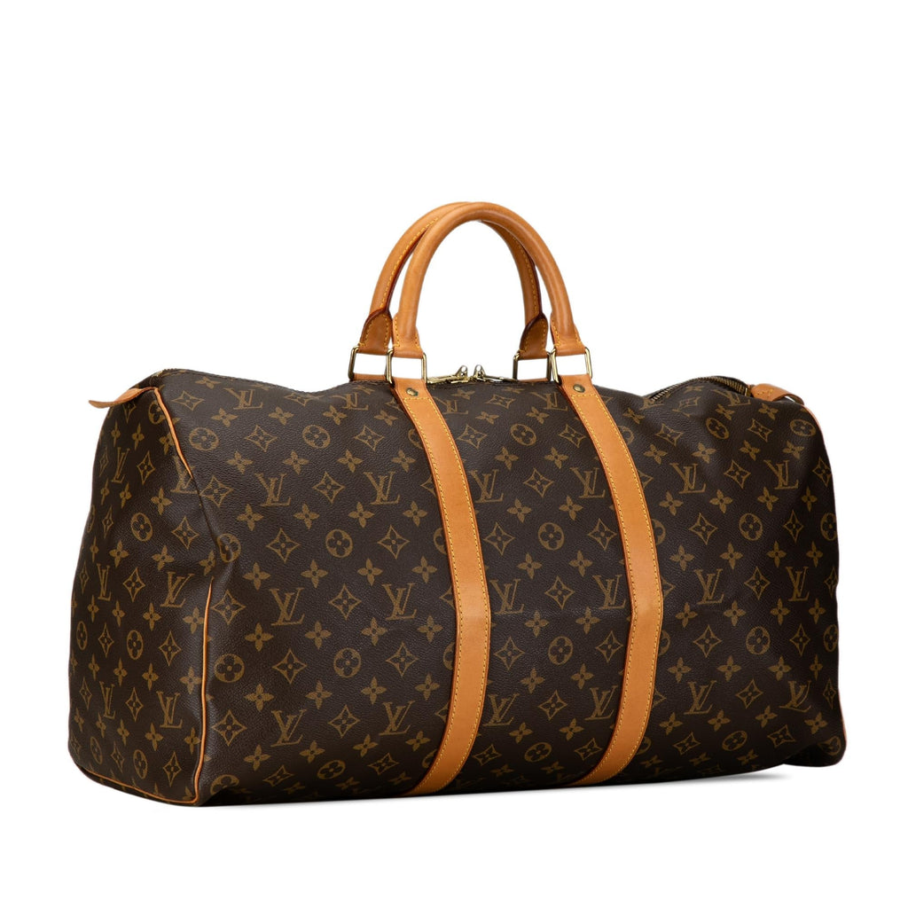 Louis Vuitton Monogram Keepall 50 (SHG-qkMb09)