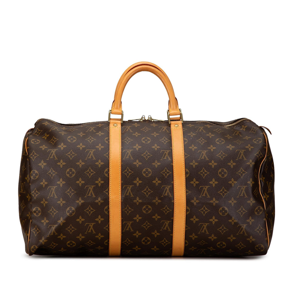 Louis Vuitton Monogram Keepall 50 (SHG-OMzAhA)
