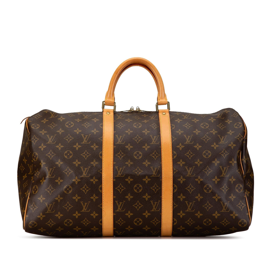 Louis Vuitton Monogram Keepall 50 (SHG-OMzAhA)